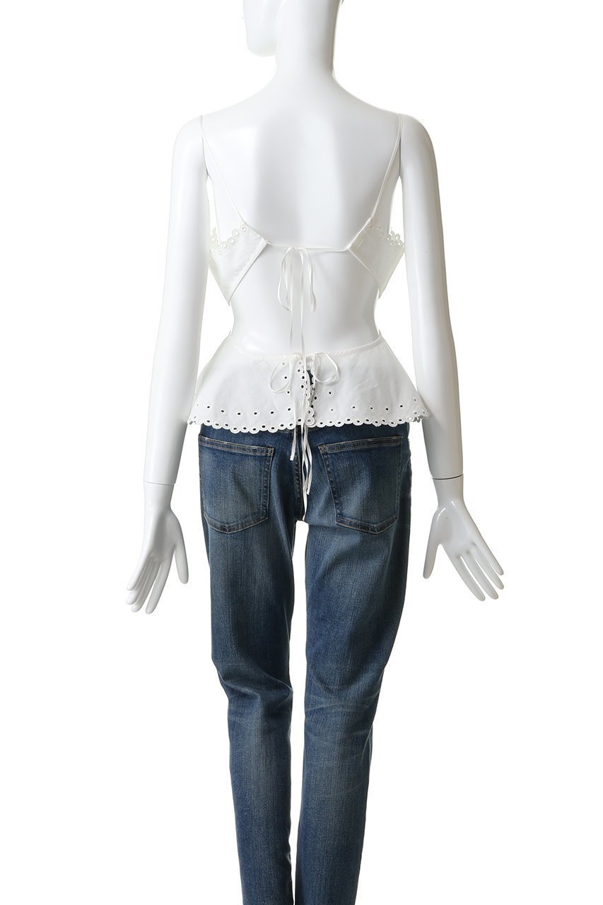 【ウィムガゼット/Whim Gazette】の【GEMINI】スカラップキャミソール 人気、トレンドファッション・服の通販 founy(ファニー) 　ファッション　Fashion　レディースファッション　Fashion for Women　トップス・カットソー　Cut & Sew Tops　キャミソール&ノースリーブ　Camisoles & Sleeveless Tops　シャツ・ブラウス・オフィスカジュアル　Elegant Blouses & Button-Ups　ロングTシャツ・Tシャツ　Longline T-Shirts & Tees　カットソー・ベーシックTシャツ　Cut-and-Sewn Tops / Stretch Tees & Basics　カッティング　Cutting Detail　カットソー　Cut and Sewn Top　キャミソール　Camisole, Spaghetti Strap Top　スカラップ　Scallop, Scalloped Edge　タンク　Tank Top, Sleeveless Top　フェミニン　Feminine, Girly　リネン　Linen, Linen Fabric　新作・新入荷　New Arrivals / New In　other-4|ID: prp329100004784683 ipo3291000000034734979