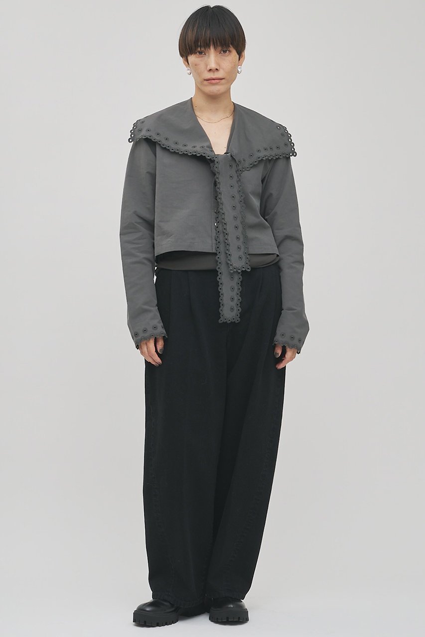 【ウィムガゼット/Whim Gazette】の【GEMINI】スカラップブラウス 人気、トレンドファッション・服の通販 founy(ファニー) ファッション Fashion レディースファッション Fashion for Women トップス・カットソー Cut & Sew Tops シャツ・ブラウス・オフィスカジュアル Elegant Blouses & Button-Ups ジャケット Jacket, Outerwear スカラップ Scallop, Scalloped Edge スリーブ Sleeve, Long Sleeve / Short Sleeve タイプライター Typewriter Fabric, Crisp Cotton ドット Polka Dot, Dot Pattern フランス France, French リネン Linen, Linen Fabric リボン Ribbon, Bow レース Lace, Lace Fabric ロング Long, Long-Length ヴィンテージ Vintage Style other-6|ID: prp329100004784685 ipo3291000000036073332