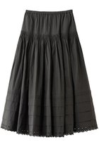 【ウィムガゼット/Whim Gazette】の【GEMINI】スカラップ刺繍スカート 人気、トレンドファッション・服の通販 founy(ファニー) ファッション Fashion レディースファッション Fashion for Women スカート Skirts アンティーク Antique-Inspired スカラップ Scallop, Scalloped Edge リネン Linen, Linen Fabric 新作・新入荷 New Arrivals / New In thumbnail チャコールグレー|ID: prp329100004784686 ipo3291000000034734998