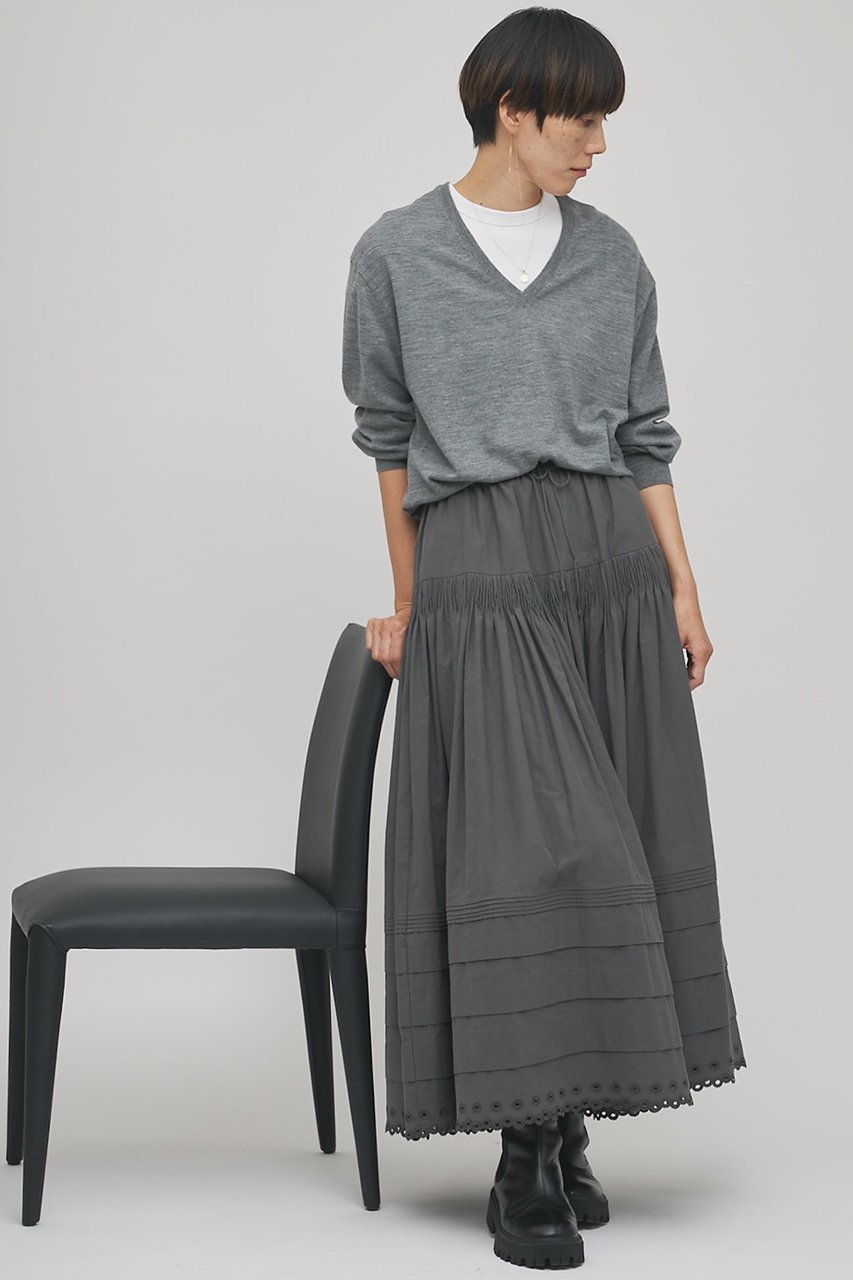 【ウィムガゼット/Whim Gazette】の【GEMINI】スカラップ刺繍スカート 人気、トレンドファッション・服の通販 founy(ファニー) ファッション Fashion レディースファッション Fashion for Women スカート Skirts ギャザー Gathered, Ruffled スカラップ Scallop, Scalloped Edge タイプライター Typewriter Fabric, Crisp Cotton ドット Polka Dot, Dot Pattern フランス France, French リネン Linen, Linen Fabric レース Lace, Lace Fabric ヴィンテージ Vintage Style other-5|ID: prp329100004784686 ipo3291000000035974437