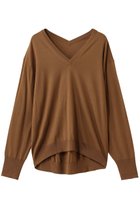 【ウィムガゼット/Whim Gazette】の【GEMINI】ハイゲージVニットプルオーバー キャメル|ID:prp329100004784689