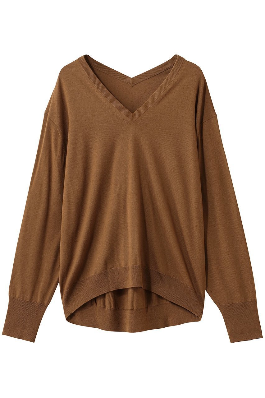 【ウィムガゼット/Whim Gazette】の【GEMINI】ハイゲージVニットプルオーバー インテリア・キッズ・メンズ・レディースファッション・服の通販 founy(ファニー) 　ファッション　Fashion　レディースファッション　Fashion for Women　トップス・カットソー　Cut & Sew Tops　ニット　Knit Tops & Sweaters　カジュアルプルオーバー・ニットトップス　Pullovers & Knit Tops / Casual Pullovers　フィット　Fit, Slim Fit　ベーシック　Basic, Essential　エレガント 上品　Elegant　定番　Standard, Basic Item　新作・新入荷　New Arrivals / New In　A/W・秋冬　Autumn/Winter　キャメル|ID: prp329100004784689 ipo3291000000034735012