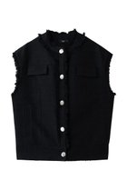 【エムフィル/M Fil】のPuffy Tweed フリンジジレ 人気、トレンドファッション・服の通販 founy(ファニー) ファッション Fashion レディースファッション Fashion for Women アウター Coat / Outerwear Collection レディースジャケット・軽アウター Jackets 2026年 2026 シルバー Silver, Metallic Silver ジャケット Jacket, Outerwear ツイード Twill, Twill Weave フリンジ Fringe, Tassel ベスト Vest, Waistcoat ポケット Pocket, Pocket Detail ヨーク Yoke, Yoke Design ワーク Workwear, Utility Style 夏 Summer 春 Spring S/S・春夏 SS, Spring/Summer, Warm Season thumbnail ネイビー|ID: prp329100004784692 ipo3291000000034735035