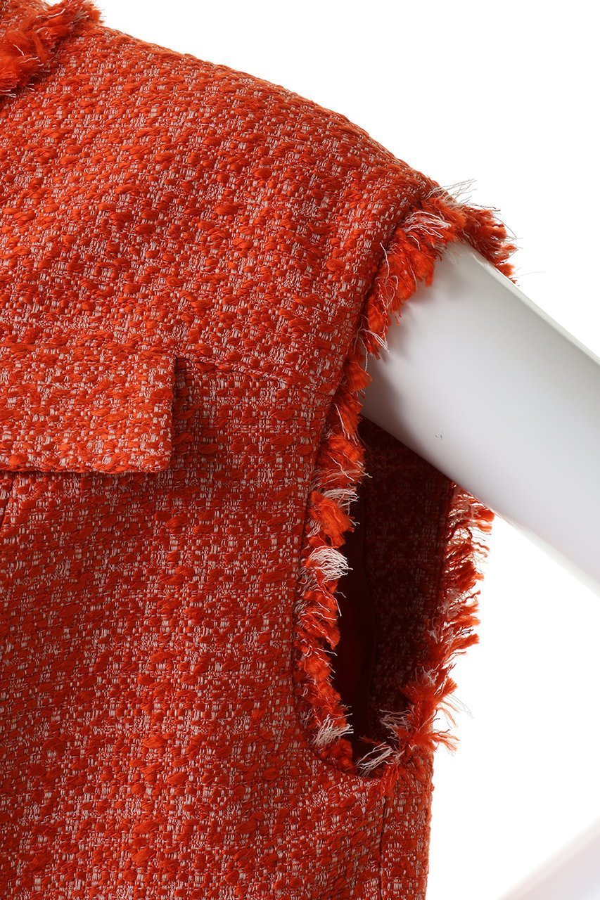 【エムフィル/M Fil】のPuffy Tweed フリンジジレ 人気、トレンドファッション・服の通販 founy(ファニー) ファッション Fashion レディースファッション Fashion for Women アウター Coat / Outerwear Collection レディースジャケット・軽アウター Jackets 2026年 2026 シルバー Silver, Metallic Silver ジャケット Jacket, Outerwear ツイード Twill, Twill Weave フリンジ Fringe, Tassel ベスト Vest, Waistcoat ポケット Pocket, Pocket Detail ヨーク Yoke, Yoke Design ワーク Workwear, Utility Style 夏 Summer 春 Spring S/S・春夏 SS, Spring/Summer, Warm Season other-6|ID: prp329100004784692 ipo3291000000034735042