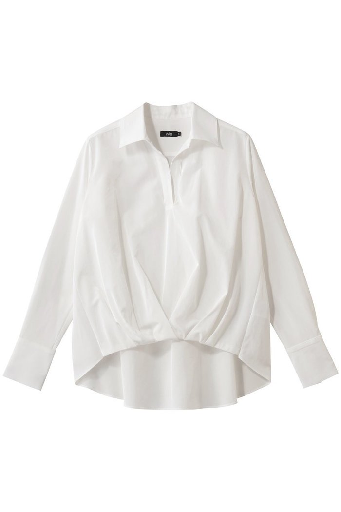 【エムフィル/M Fil】のトリアセテート コットン タイプライター フロントタックブラウス インテリア・キッズ・メンズ・レディースファッション・服の通販 founy(ファニー) https://founy.com/ ファッション Fashion レディースファッション Fashion for Women トップス・カットソー Cut & Sew Tops シャツ・ブラウス・オフィスカジュアル Elegant Blouses & Button-Ups 2026年 2026 カフス Cuff Design スリーブ Sleeve, Long Sleeve / Short Sleeve タイプライター Typewriter Fabric, Crisp Cotton フォルム Silhouette, Form ロング Long, Long-Length 夏 Summer 春 Spring S/S・春夏 SS, Spring/Summer, Warm Season |ID: prp329100004784694 ipo3291000000034735049