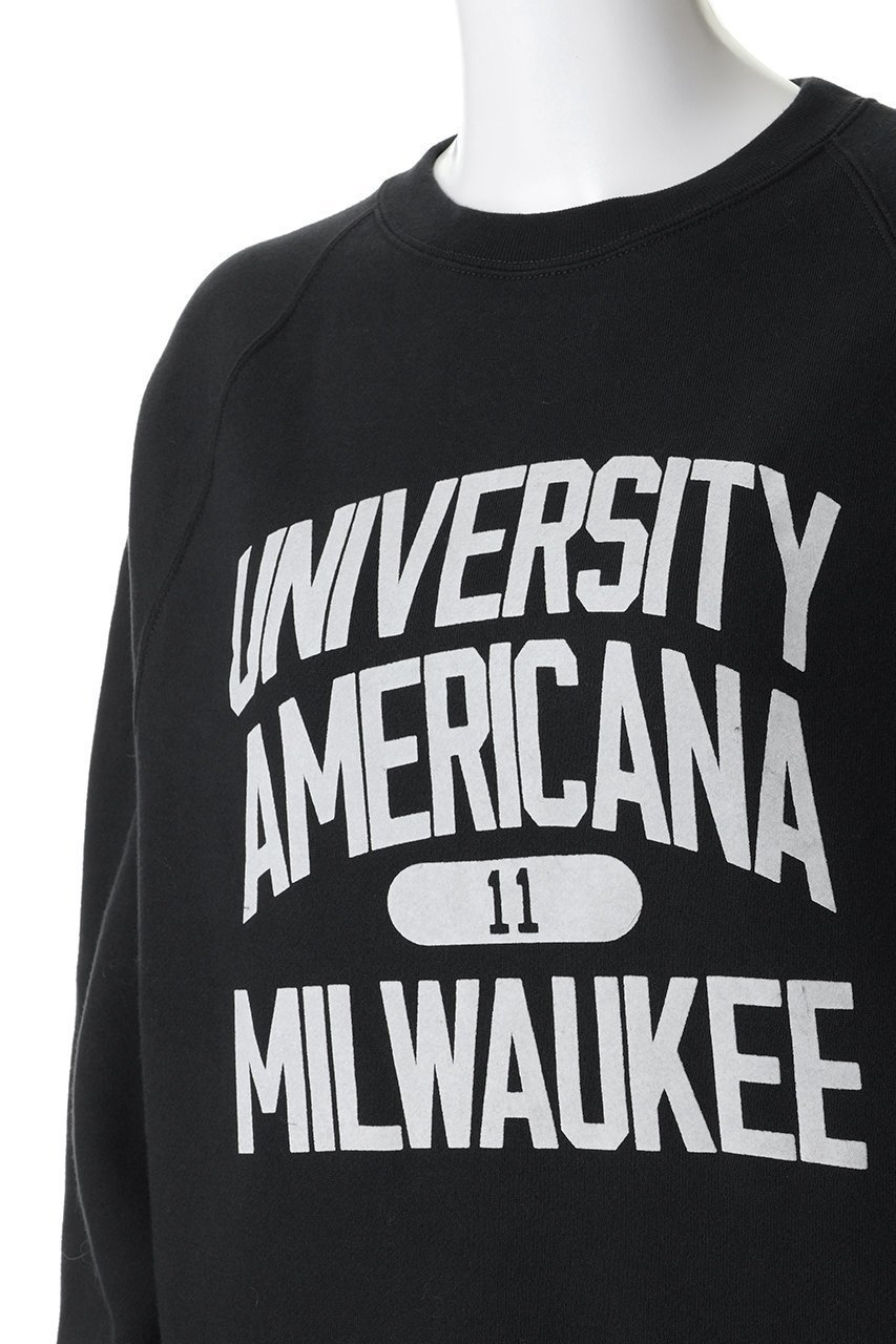 【アメリカーナ/Americana】のボリュームスリーブクルースウェット 人気、トレンドファッション・服の通販 founy(ファニー) 　ファッション　Fashion　レディースファッション　Fashion for Women　トップス・カットソー　Cut & Sew Tops　シャツ・ブラウス・オフィスカジュアル　Elegant Blouses & Button-Ups　レディースパーカー・カジュアルフーディー　Casual Hoodies & Sweatshirts　ロングTシャツ・Tシャツ　Longline T-Shirts & Tees　スウェット・クルーネックトップス　Sweatshirts & Crewnecks / Relaxed Fit Sweat Tops　カットソー・ベーシックTシャツ　Cut-and-Sewn Tops / Stretch Tees & Basics　ボリューム袖・フリルスリーブブラウス　Voluminous & Ruffle Sleeves / Puffy Sleeve Tops　スリーブ　Sleeve, Long Sleeve / Short Sleeve　デニム　Denim, Jeans Material　フロント　Front, Front Design　ロング　Long, Long-Length　other-5|ID: prp329100004784701 ipo3291000000036073388