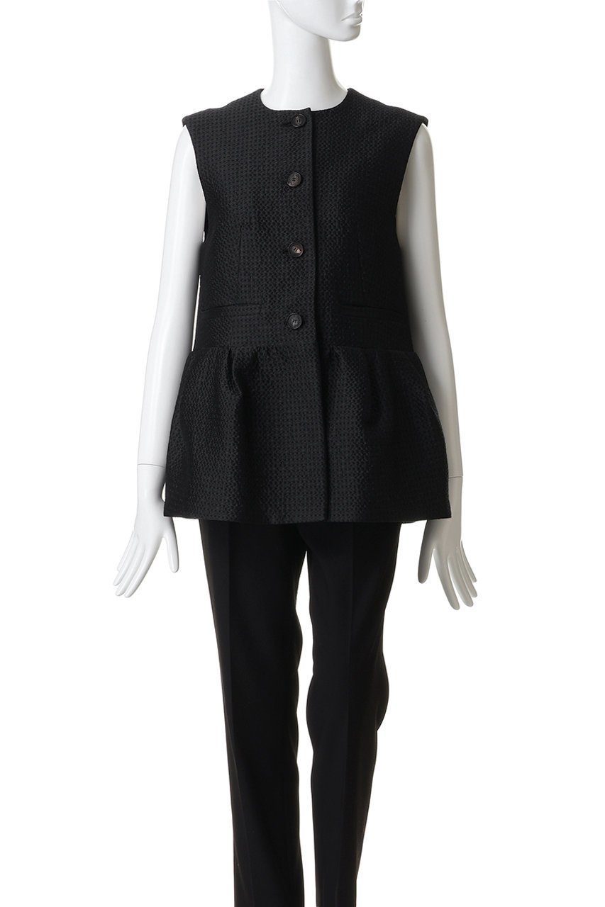 【デパリエ/DEPAREILLE】のコットンシルクジャカードジレ 人気、トレンドファッション・服の通販 founy(ファニー) 　ファッション　Fashion　レディースファッション　Fashion for Women　アウター　Coat / Outerwear Collection　レディースジャケット・軽アウター　Jackets　2026年　2026　シルク　Silk, 100% Silk　ジャカード／ジャガード　Jacquard, Woven Pattern　ジャケット　Jacket, Outerwear　ベスト　Vest, Waistcoat　エレガント 上品　Elegant　夏　Summer　春　Spring　S/S・春夏　SS, Spring/Summer, Warm Season　other-2|ID: prp329100004784706 ipo3291000000035680983