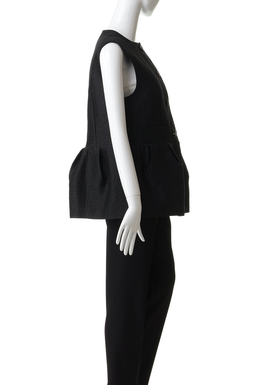 【デパリエ/DEPAREILLE】のコットンシルクジャカードジレ 人気、トレンドファッション・服の通販 founy(ファニー) 　ファッション　Fashion　レディースファッション　Fashion for Women　アウター　Coat / Outerwear Collection　レディースジャケット・軽アウター　Jackets　2026年　2026　シルク　Silk, 100% Silk　ジャカード／ジャガード　Jacquard, Woven Pattern　ジャケット　Jacket, Outerwear　ベスト　Vest, Waistcoat　エレガント 上品　Elegant　夏　Summer　春　Spring　S/S・春夏　SS, Spring/Summer, Warm Season　other-3|ID: prp329100004784706 ipo3291000000035680984