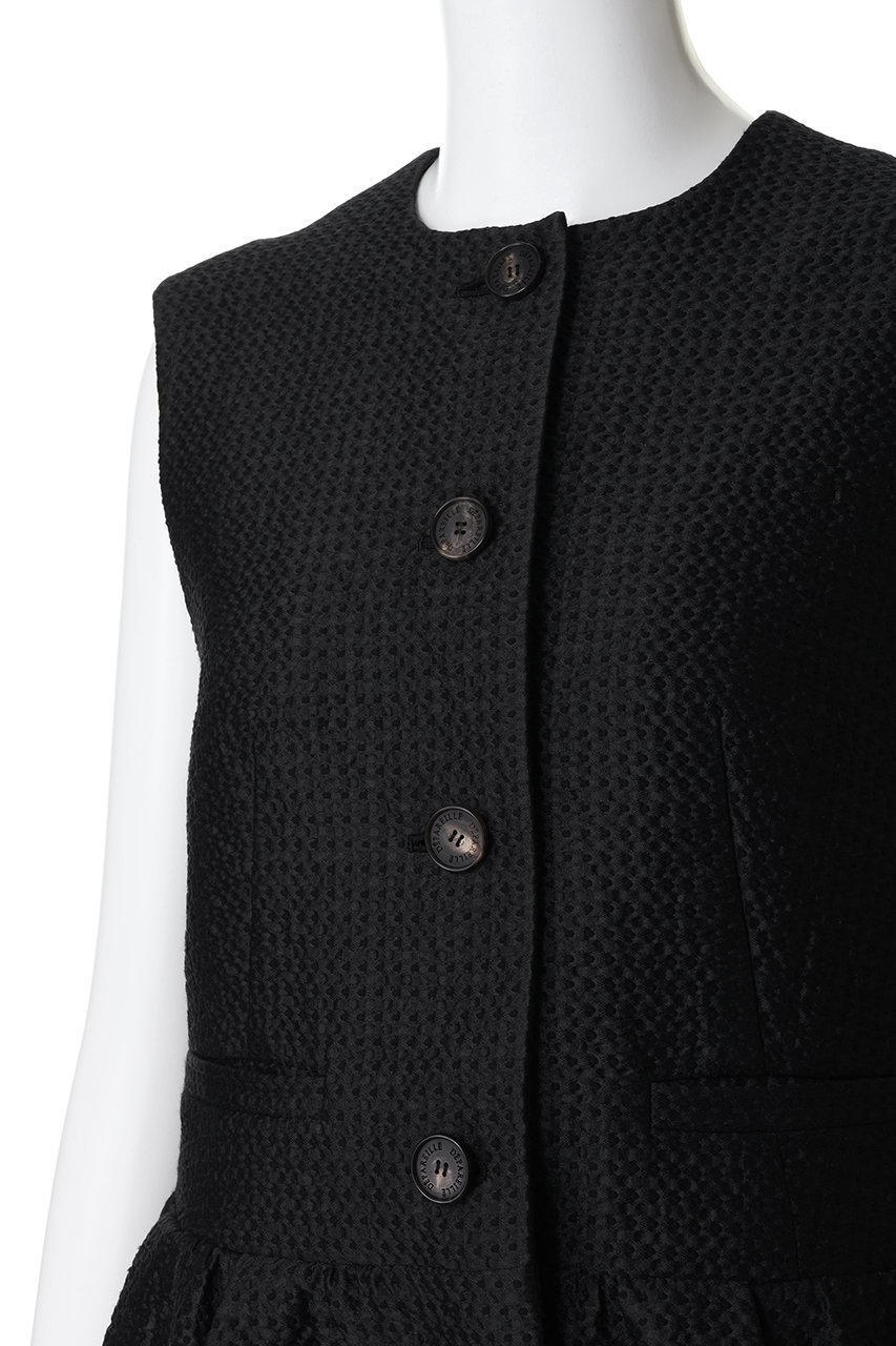 【デパリエ/DEPAREILLE】のコットンシルクジャカードジレ 人気、トレンドファッション・服の通販 founy(ファニー) 　ファッション　Fashion　レディースファッション　Fashion for Women　アウター　Coat / Outerwear Collection　レディースジャケット・軽アウター　Jackets　2026年　2026　シルク　Silk, 100% Silk　ジャカード／ジャガード　Jacquard, Woven Pattern　ジャケット　Jacket, Outerwear　ベスト　Vest, Waistcoat　エレガント 上品　Elegant　夏　Summer　春　Spring　S/S・春夏　SS, Spring/Summer, Warm Season　other-5|ID: prp329100004784706 ipo3291000000035680987