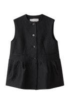 【デパリエ/DEPAREILLE】のコットンシルクジャカードジレ 人気、トレンドファッション・服の通販 founy(ファニー) ファッション Fashion レディースファッション Fashion for Women アウター Coat / Outerwear Collection レディースジャケット・軽アウター Jackets シルク Silk, 100% Silk ジャカード／ジャガード Jacquard, Woven Pattern ジャケット Jacket, Outerwear ベスト Vest, Waistcoat エレガント 上品 Elegant thumbnail ネイビー|ID: prp329100004784706 ipo3291000000036803881