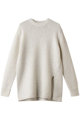 【プルミエ アロンディスモン/1er Arrondissement】 ラメノットウールスリットニット人気、トレンドファッション・服の通販 founy(ファニー) ファッション Fashion レディースファッション Fashion for Women トップス・カットソー Cut & Sew Tops ニット Knit Tops & Sweaters カジュアルプルオーバー・ニットトップス Pullovers & Knit Tops / Casual Pullovers 2026年 2026 シンプル Simple, Minimal スリット Slit, Slit Detail ボトム Bottoms, Lower Wear エレガント 上品 Elegant 夏 Summer 春 Spring S/S・春夏 SS, Spring/Summer, Warm Season A/W・秋冬 Autumn/Winter |ID:prp329100004784709