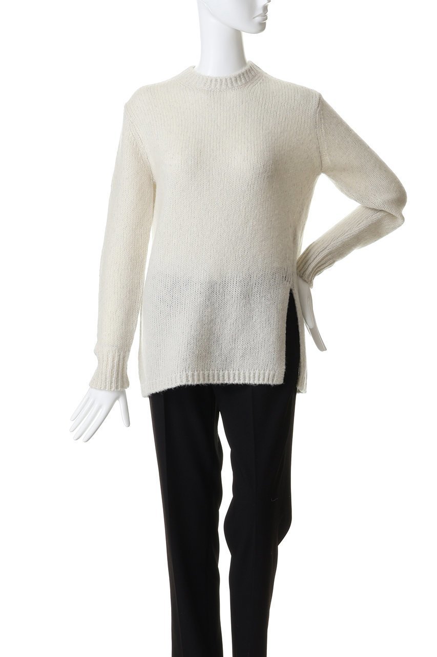 【プルミエ アロンディスモン/1er Arrondissement】のラメノットウールスリットニット 人気、トレンドファッション・服の通販 founy(ファニー) 　ファッション　Fashion　レディースファッション　Fashion for Women　トップス・カットソー　Cut & Sew Tops　ニット　Knit Tops & Sweaters　カジュアルプルオーバー・ニットトップス　Pullovers & Knit Tops / Casual Pullovers　2026年　2026　シンプル　Simple, Minimal　スリット　Slit, Slit Detail　ボトム　Bottoms, Lower Wear　エレガント 上品　Elegant　夏　Summer　春　Spring　S/S・春夏　SS, Spring/Summer, Warm Season　A/W・秋冬　Autumn/Winter　other-2|ID: prp329100004784709 ipo3291000000034735151