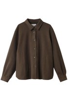 【ミディウミソリッド/MIDIUMISOLID】のcutsew shirt シャツ brown|ID:prp329100004784713