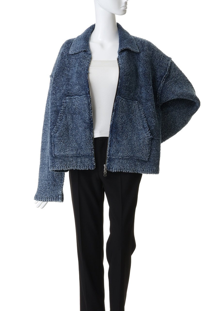 【メゾンスペシャル/MAISON SPECIAL】の【UNISEX】フェードヤーン襟付きZIPニットブルゾン 人気、トレンドファッション・服の通販 founy(ファニー) 　ファッション　Fashion　レディースファッション　Fashion for Women　トップス・カットソー　Cut & Sew Tops　ニット　Knit Tops & Sweaters　カーディガン・羽織り　Layered Style Cardigans　ユニセックス　Unisex, Genderless　カーディガン　Cardigan, Knitwear　バランス　Balance, Style Balance　ブルゾン　Blouson, Bomber Jacket　ポケット　Pocket, Pocket Detail　新作・新入荷　New Arrivals / New In　other-8|ID: prp329100004784715 ipo3291000000034735204