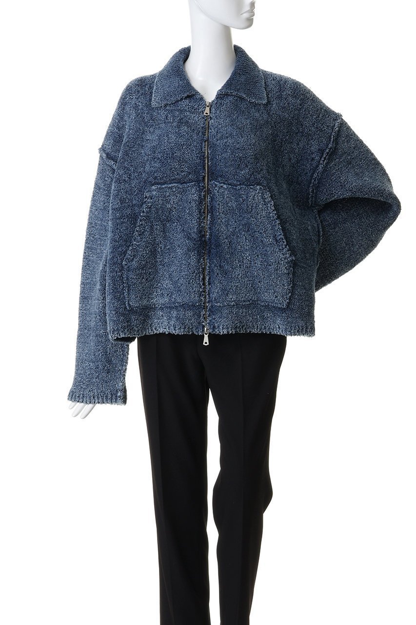【メゾンスペシャル/MAISON SPECIAL】の【UNISEX】フェードヤーン襟付きZIPニットブルゾン 人気、トレンドファッション・服の通販 founy(ファニー) ファッション Fashion レディースファッション Fashion for Women トップス・カットソー Cut & Sew Tops ニット Knit Tops & Sweaters カーディガン・羽織り Layered Style Cardigans ユニセックス Unisex, Genderless カーディガン Cardigan, Knitwear バランス Balance, Style Balance ブルゾン Blouson, Bomber Jacket ポケット Pocket, Pocket Detail other-2|ID: prp329100004784715 ipo3291000000035715914