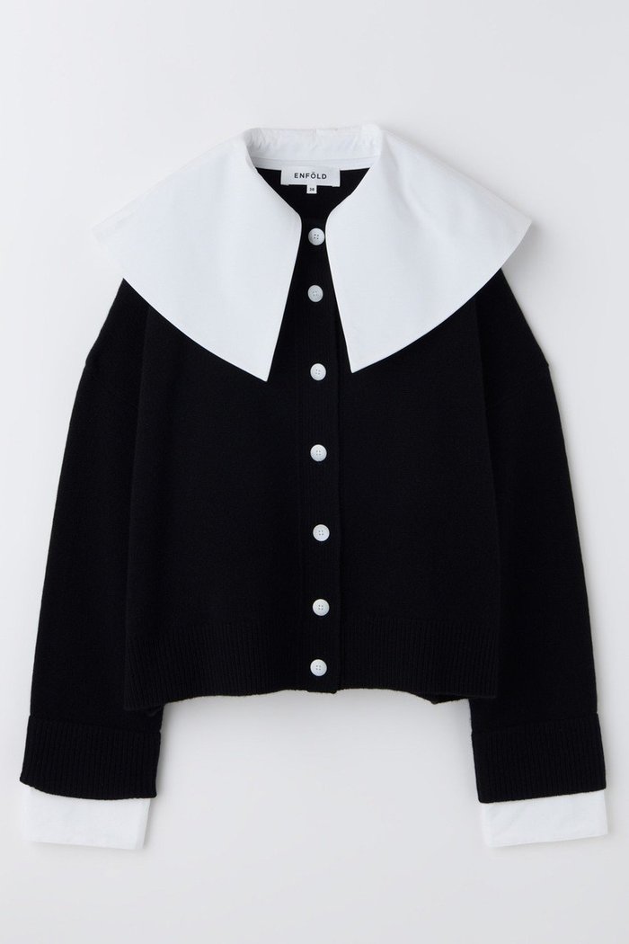 【エンフォルド/ENFOLD】の【12/3 20:00販売開始】CLASSICAL COLLAR CARDIGAN インテリア・キッズ・メンズ・レディースファッション・服の通販 founy(ファニー) https://founy.com/ ファッション Fashion レディースファッション Fashion for Women トップス・カットソー Cut & Sew Tops ニット Knit Tops & Sweaters カーディガン・羽織り Layered Style Cardigans 2026年 2026 おすすめ Recommended / Our Picks カーディガン Cardigan, Knitwear クラシカル Classical, Vintage-Inspired バランス Balance, Style Balance ラウンド Round, Round Neck 夏 Summer 春 Spring S/S・春夏 SS, Spring/Summer, Warm Season |ID: prp329100004786978 ipo3291000000034744862