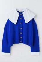 【エンフォルド/ENFOLD】の【12/3 20:00販売開始】CLASSICAL COLLAR CARDIGAN ブルー|ID: prp329100004786978 ipo3291000000034744864