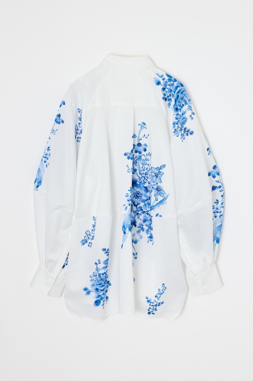 【エンフォルド/ENFOLD】の【12/3 20:00販売開始】CIRCLE DORAPE SHIRT 人気、トレンドファッション・服の通販 founy(ファニー) 　ファッション　Fashion　レディースファッション　Fashion for Women　トップス・カットソー　Cut & Sew Tops　シャツ・ブラウス・オフィスカジュアル　Elegant Blouses & Button-Ups　2026年　2026　おすすめ　Recommended / Our Picks　サテン　Satin, Glossy Fabric　スリーブ　Sleeve, Long Sleeve / Short Sleeve　セットアップ　Set-Up, Coordinated Outfit　フォルム　Silhouette, Form　プリント　Print, Printed Pattern　プリーツ　Pleats, Pleated　モチーフ　Motif, Design Theme　ロング　Long, Long-Length　夏　Summer　春　Spring　S/S・春夏　SS, Spring/Summer, Warm Season　other-2|ID: prp329100004786982 ipo3291000000034744878