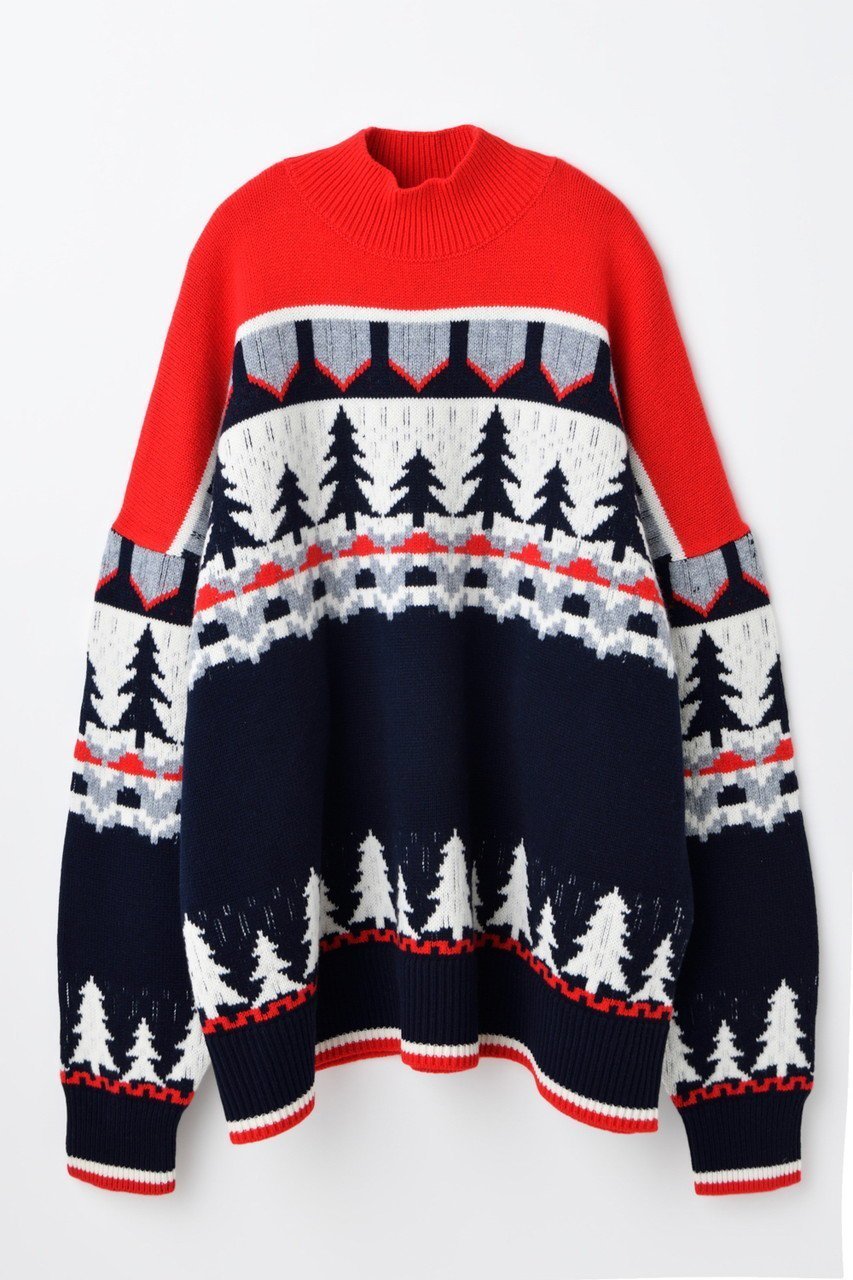 【ナゴンスタンス/nagonstans】の【12/3 20:00販売開始】christmastree pullover インテリア・キッズ・メンズ・レディースファッション・服の通販 founy(ファニー) 　ファッション　Fashion　レディースファッション　Fashion for Women　トップス・カットソー　Cut & Sew Tops　シャツ・ブラウス・オフィスカジュアル　Elegant Blouses & Button-Ups　ロングTシャツ・Tシャツ　Longline T-Shirts & Tees　カジュアルプルオーバー・ニットトップス　Pullovers & Knit Tops / Casual Pullovers　カットソー・ベーシックTシャツ　Cut-and-Sewn Tops / Stretch Tees & Basics　2026年　2026　クリスマス X'mas　Christmas / X'mas　コレクション　Collection, Seasonal Line　スリーブ　Sleeve, Long Sleeve / Short Sleeve　ハイネック　High Neck, Mock Neck　リラックス　Relax, Relaxed Fit　ルーズ　Loose, Oversized　ロング　Long, Long-Length　冬　Winter / This Winter　夏　Summer　春　Spring　S/S・春夏　SS, Spring/Summer, Warm Season　Space|ID: prp329100004786993 ipo3291000000034744922