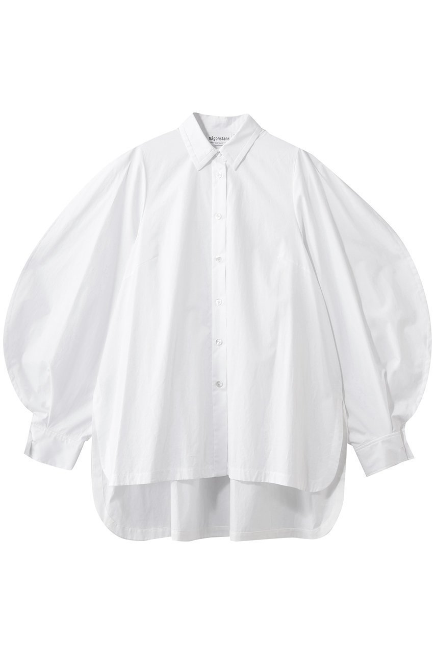 【ナゴンスタンス/nagonstans】のdiamond-sleeves shirt インテリア・キッズ・メンズ・レディースファッション・服の通販 founy(ファニー) 　ファッション　Fashion　レディースファッション　Fashion for Women　トップス・カットソー　Cut & Sew Tops　シャツ・ブラウス・オフィスカジュアル　Elegant Blouses & Button-Ups　2026年　2026　シンプル　Simple, Minimal　スリーブ　Sleeve, Long Sleeve / Short Sleeve　タイプライター　Typewriter Fabric, Crisp Cotton　ロング　Long, Long-Length　夏　Summer　春　Spring　S/S・春夏　SS, Spring/Summer, Warm Season　Salt|ID: prp329100004786997 ipo3291000000036137715