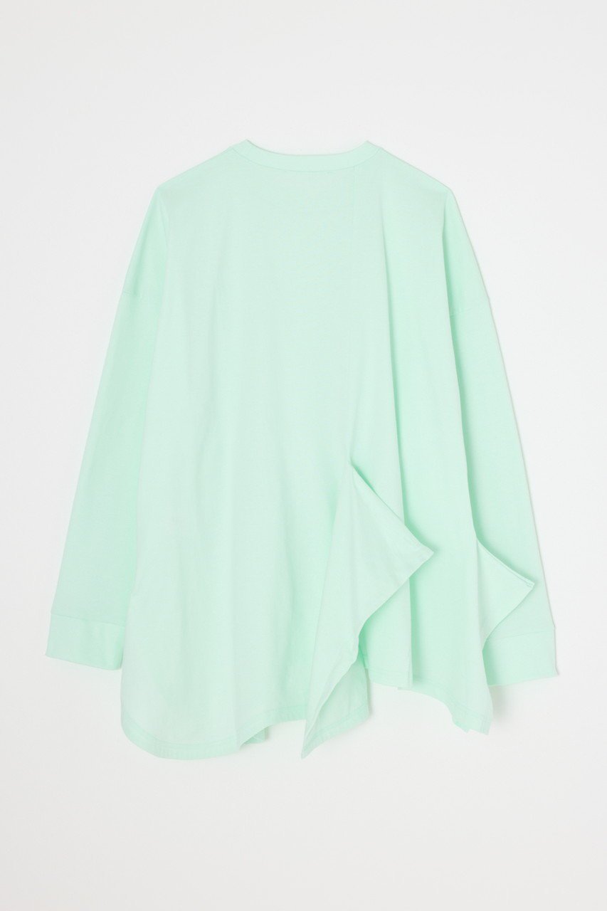 【エンフォルド/ENFOLD】の【12/3 20:00販売開始】PLATE LONG-SLEEVE T-SHIRT 人気、トレンドファッション・服の通販 founy(ファニー) 　ファッション　Fashion　レディースファッション　Fashion for Women　トップス・カットソー　Cut & Sew Tops　シャツ・ブラウス・オフィスカジュアル　Elegant Blouses & Button-Ups　ロングTシャツ・Tシャツ　Longline T-Shirts & Tees　カットソー・ベーシックTシャツ　Cut-and-Sewn Tops / Stretch Tees & Basics　2026年　2026　スリーブ　Sleeve, Long Sleeve / Short Sleeve　ドレープ　Drape, Draping Fabric　プレート　Plate, Dish　ベビー　Baby, Babywear　モチーフ　Motif, Design Theme　ロング　Long, Long-Length　今季　This Season, Current Season　夏　Summer　春　Spring　S/S・春夏　SS, Spring/Summer, Warm Season　other-2|ID: prp329100004787004 ipo3291000000034744969