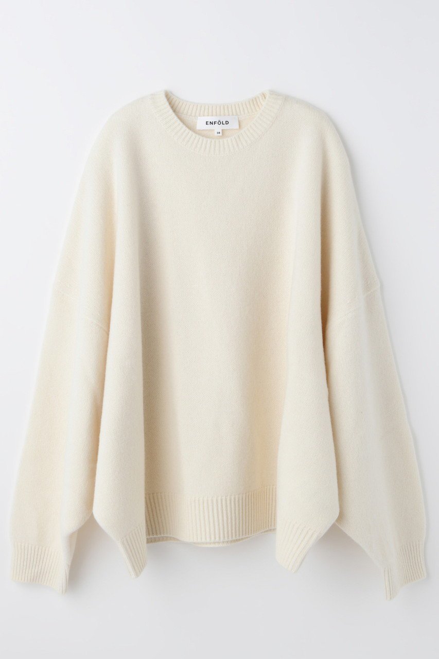 【エンフォルド/ENFOLD】のWIDE DOLMAN PULLOVER 人気、トレンドファッション・服の通販 founy(ファニー) 　ファッション　Fashion　レディースファッション　Fashion for Women　トップス・カットソー　Cut & Sew Tops　ニット　Knit Tops & Sweaters　カジュアルプルオーバー・ニットトップス　Pullovers & Knit Tops / Casual Pullovers　2026年　2026　おすすめ　Recommended / Our Picks　ベーシック　Basic, Essential　マフラー　Scarf, Muffler　ワイド　Wide, Wide Fit　エレガント 上品　Elegant　冬　Winter / This Winter　夏　Summer　春　Spring　S/S・春夏　SS, Spring/Summer, Warm Season　 other-1|ID: prp329100004787007 ipo3291000000036137749