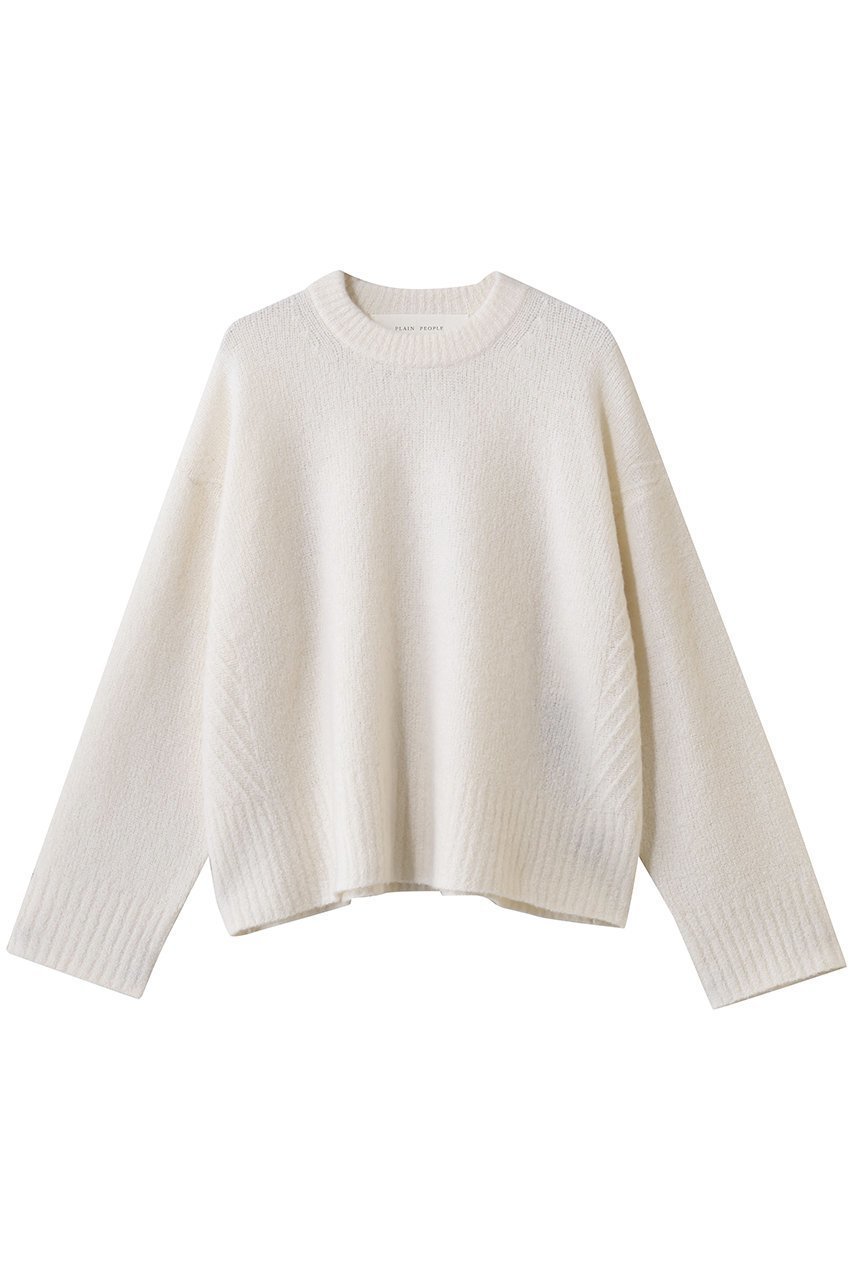 【プレインピープル/PLAIN PEOPLE】のカシミヤミックスニットプルオーバー 人気、トレンドファッション・服の通販 founy(ファニー) ファッション Fashion レディースファッション Fashion for Women トップス・カットソー Cut & Sew Tops ニット Knit Tops & Sweaters カジュアルプルオーバー・ニットトップス Pullovers & Knit Tops / Casual Pullovers 2026年 2026 シンプル Simple, Minimal 夏 Summer 春 Spring S/S・春夏 SS, Spring/Summer, Warm Season other-1|ID: prp329100004787011 ipo3291000000034745003