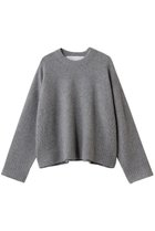 【プレインピープル/PLAIN PEOPLE】のカシミヤミックスニットプルオーバー ライトグレー|ID: prp329100004787011 ipo3291000000034745005