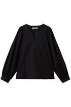 【プレインピープル/PLAIN PEOPLE】のコットンスキッパーブラウス ブラック|ID: prp329100004787013 ipo3291000000035861489