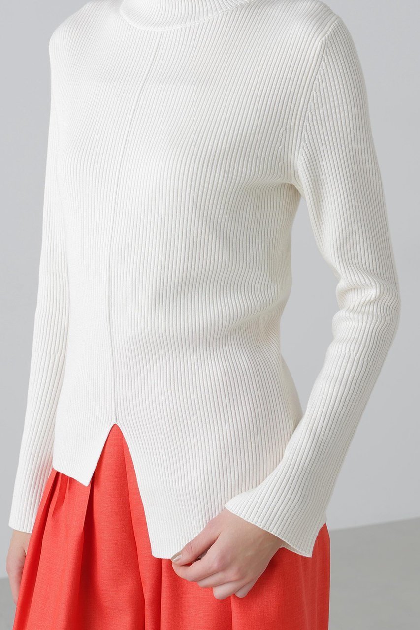 【アドーア/ADORE】のダブルリブニット 人気、トレンドファッション・服の通販 founy(ファニー) 　ファッション　Fashion　レディースファッション　Fashion for Women　トップス・カットソー　Cut & Sew Tops　ニット　Knit Tops & Sweaters　カジュアルプルオーバー・ニットトップス　Pullovers & Knit Tops / Casual Pullovers　アシンメトリー　Asymmetrical Style　エレガント 上品　Elegant　新作・新入荷　New Arrivals / New In　other-7|ID: prp329100004789306 ipo3291000000034754925