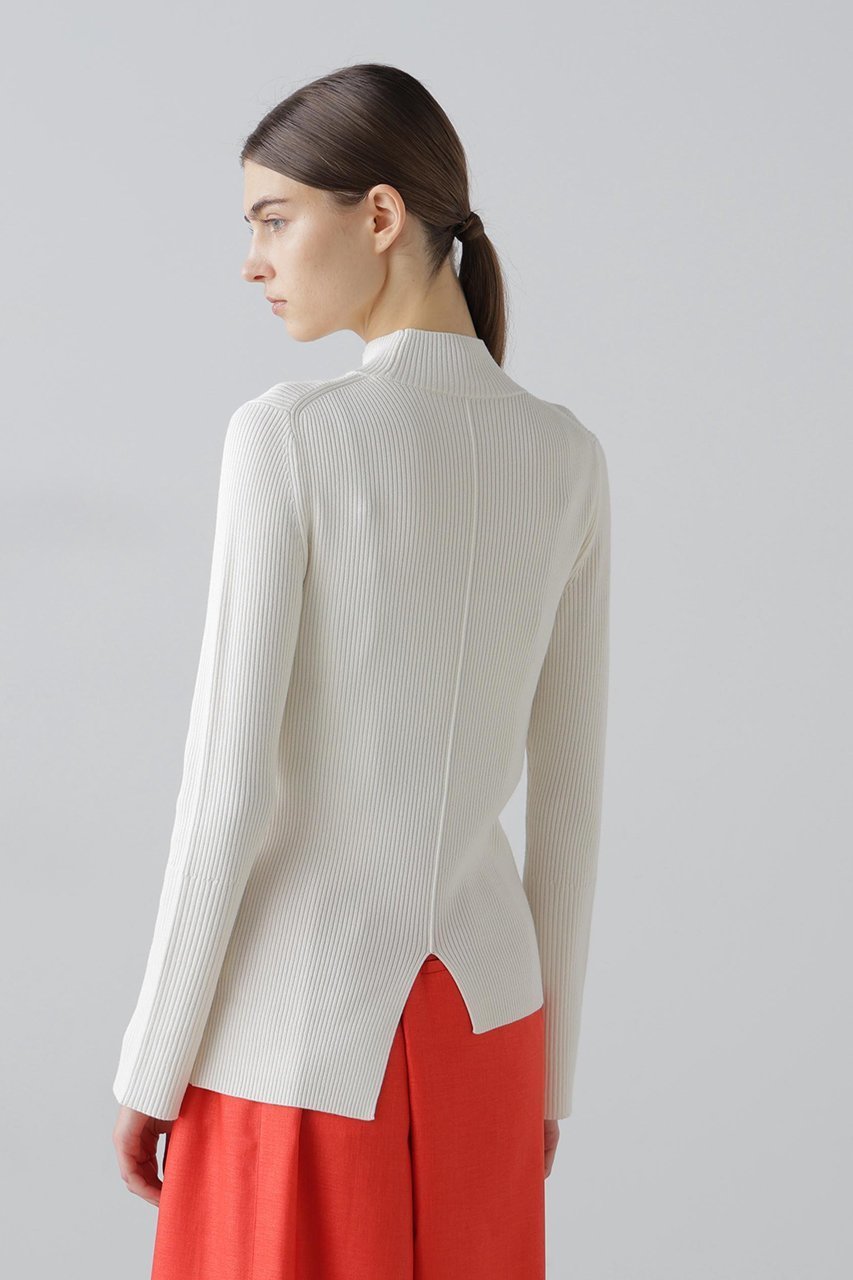 【アドーア/ADORE】のダブルリブニット 人気、トレンドファッション・服の通販 founy(ファニー) 　ファッション　Fashion　レディースファッション　Fashion for Women　トップス・カットソー　Cut & Sew Tops　ニット　Knit Tops & Sweaters　カジュアルプルオーバー・ニットトップス　Pullovers & Knit Tops / Casual Pullovers　アシンメトリー　Asymmetrical Style　エレガント 上品　Elegant　other-5|ID: prp329100004789306 ipo3291000000035974495