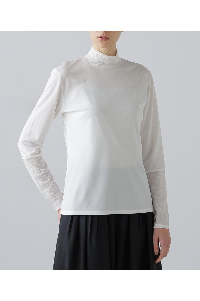 【アドーア/ADORE】のハイツイストスムーストップス 人気、トレンドファッション・服の通販 founy(ファニー) ファッション Fashion レディースファッション Fashion for Women トップス・カットソー Cut & Sew Tops シャツ・ブラウス・オフィスカジュアル Elegant Blouses & Button-Ups ロングTシャツ・Tシャツ Longline T-Shirts & Tees カットソー・ベーシックTシャツ Cut-and-Sewn Tops / Stretch Tees & Basics シンプル Simple, Minimal スリーブ Sleeve, Long Sleeve / Short Sleeve ダブル Double, Double-Breasted テレコ Ribbed, Rib Stitch ロング Long, Long-Length エレガント 上品 Elegant 新作・新入荷 New Arrivals / New In other-2|ID: prp329100004789307 ipo3291000000034754930