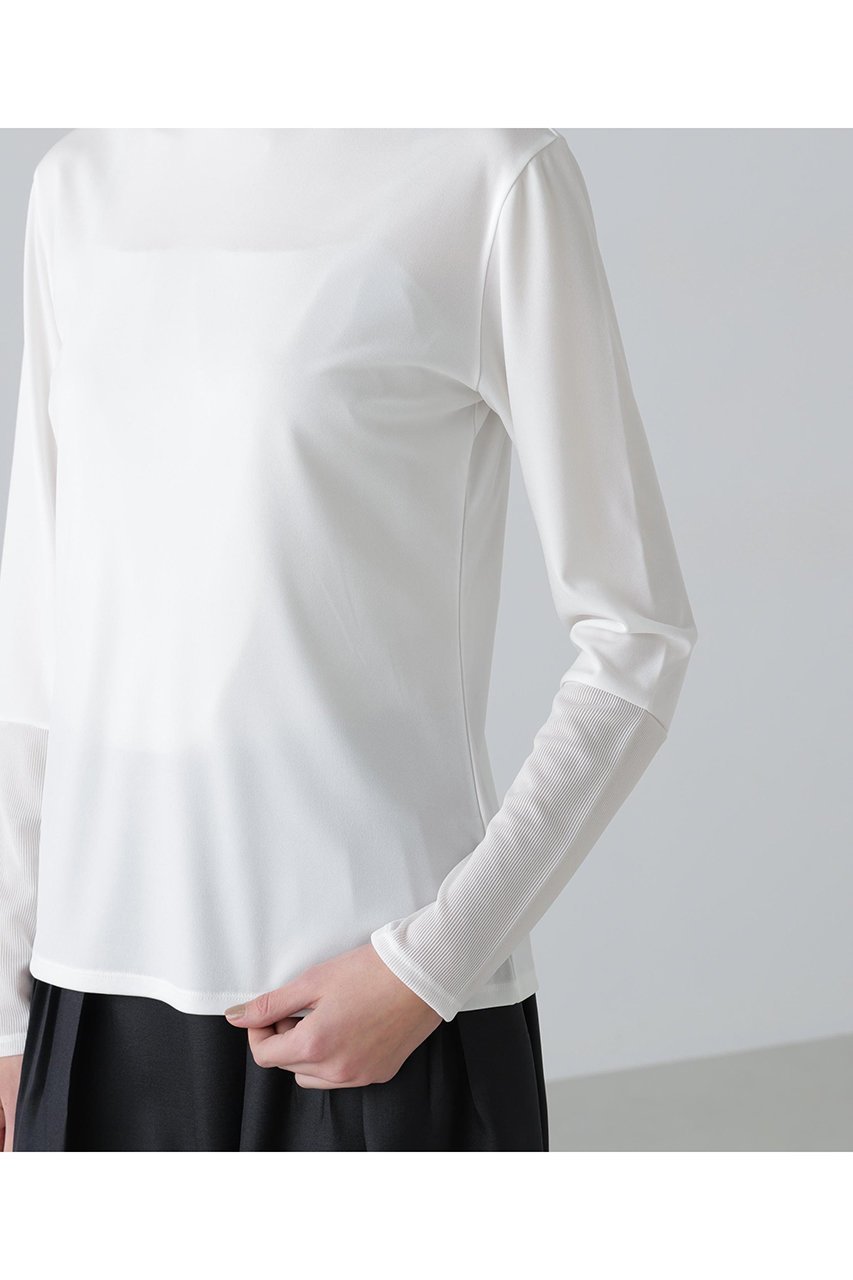 【アドーア/ADORE】のハイツイストスムーストップス 人気、トレンドファッション・服の通販 founy(ファニー) ファッション Fashion レディースファッション Fashion for Women トップス・カットソー Cut & Sew Tops シャツ・ブラウス・オフィスカジュアル Elegant Blouses & Button-Ups ロングTシャツ・Tシャツ Longline T-Shirts & Tees カットソー・ベーシックTシャツ Cut-and-Sewn Tops / Stretch Tees & Basics シンプル Simple, Minimal スリーブ Sleeve, Long Sleeve / Short Sleeve ダブル Double, Double-Breasted テレコ Ribbed, Rib Stitch ロング Long, Long-Length エレガント 上品 Elegant 新作・新入荷 New Arrivals / New In other-7|ID: prp329100004789307 ipo3291000000034754935