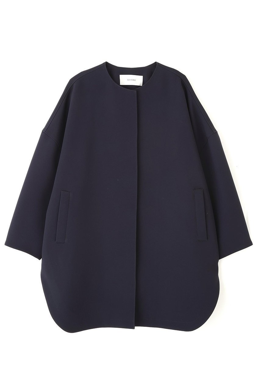 【アドーア/ADORE】のトリプルクロスコート インテリア・キッズ・メンズ・レディースファッション・服の通販 founy(ファニー) 　ファッション　Fashion　レディースファッション　Fashion for Women　アウター　Coat / Outerwear Collection　コート・ロングコート・ピーコート　Long Coats, Peacoats & More　バランス　Balance, Style Balance　フォルム　Silhouette, Form　ロング　Long, Long-Length　ネイビー|ID: prp329100004789308 ipo3291000000035839062