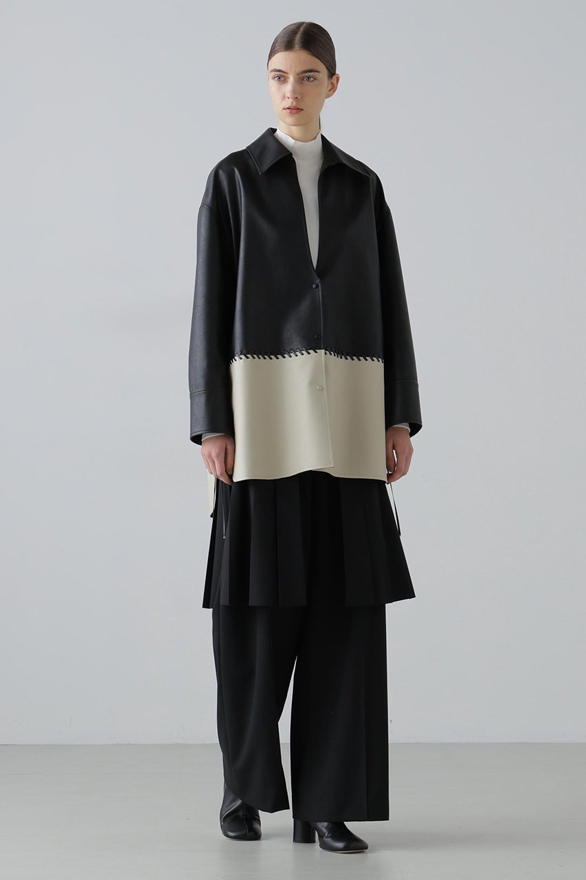 【アドーア/ADORE】のレースアップフェイクレザージャケット 人気、トレンドファッション・服の通販 founy(ファニー) 　ファッション　Fashion　レディースファッション　Fashion for Women　アウター　Coat / Outerwear Collection　レディースジャケット・軽アウター　Jackets　おすすめ　Recommended / Our Picks　ジャケット　Jacket, Outerwear　セットアップ　Set-Up, Coordinated Outfit　フェミニン　Feminine, Girly　ボンディング　Bonding, Bonded Fabric　新作・新入荷　New Arrivals / New In　other-4|ID: prp329100004789309 ipo3291000000034754951