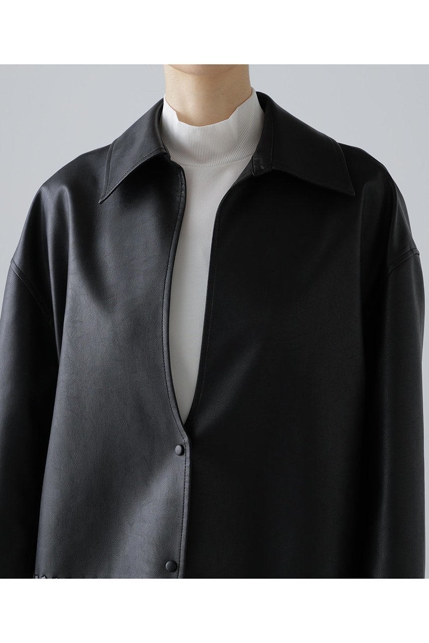 【アドーア/ADORE】のレースアップフェイクレザージャケット 人気、トレンドファッション・服の通販 founy(ファニー) 　ファッション　Fashion　レディースファッション　Fashion for Women　アウター　Coat / Outerwear Collection　レディースジャケット・軽アウター　Jackets　おすすめ　Recommended / Our Picks　ジャケット　Jacket, Outerwear　セットアップ　Set-Up, Coordinated Outfit　フェミニン　Feminine, Girly　ボンディング　Bonding, Bonded Fabric　新作・新入荷　New Arrivals / New In　other-8|ID: prp329100004789309 ipo3291000000034754955