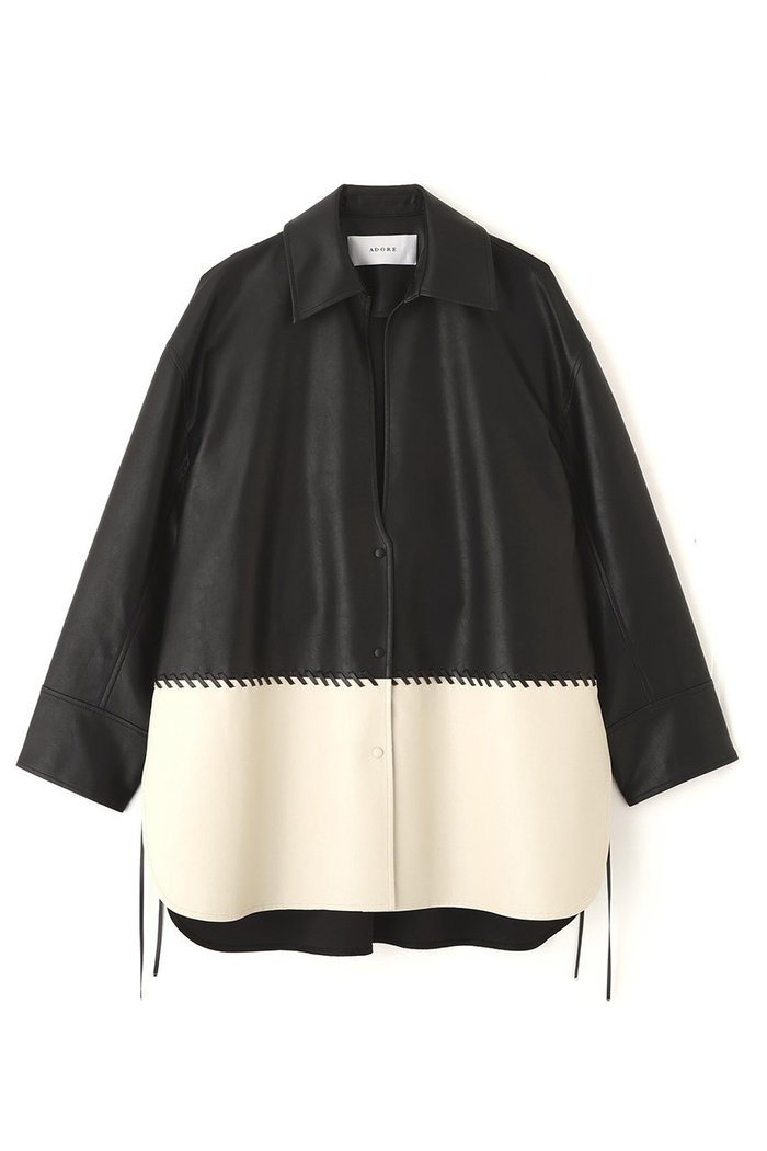 【アドーア/ADORE】のレースアップフェイクレザージャケット インテリア・キッズ・メンズ・レディースファッション・服の通販 founy(ファニー) https://founy.com/ ファッション Fashion レディースファッション Fashion for Women アウター Coat / Outerwear Collection レディースジャケット・軽アウター Jackets おすすめ Recommended / Our Picks ジャケット Jacket, Outerwear セットアップ Set-Up, Coordinated Outfit フェミニン Feminine, Girly ボンディング Bonding, Bonded Fabric |ID: prp329100004789309 ipo3291000000035850544