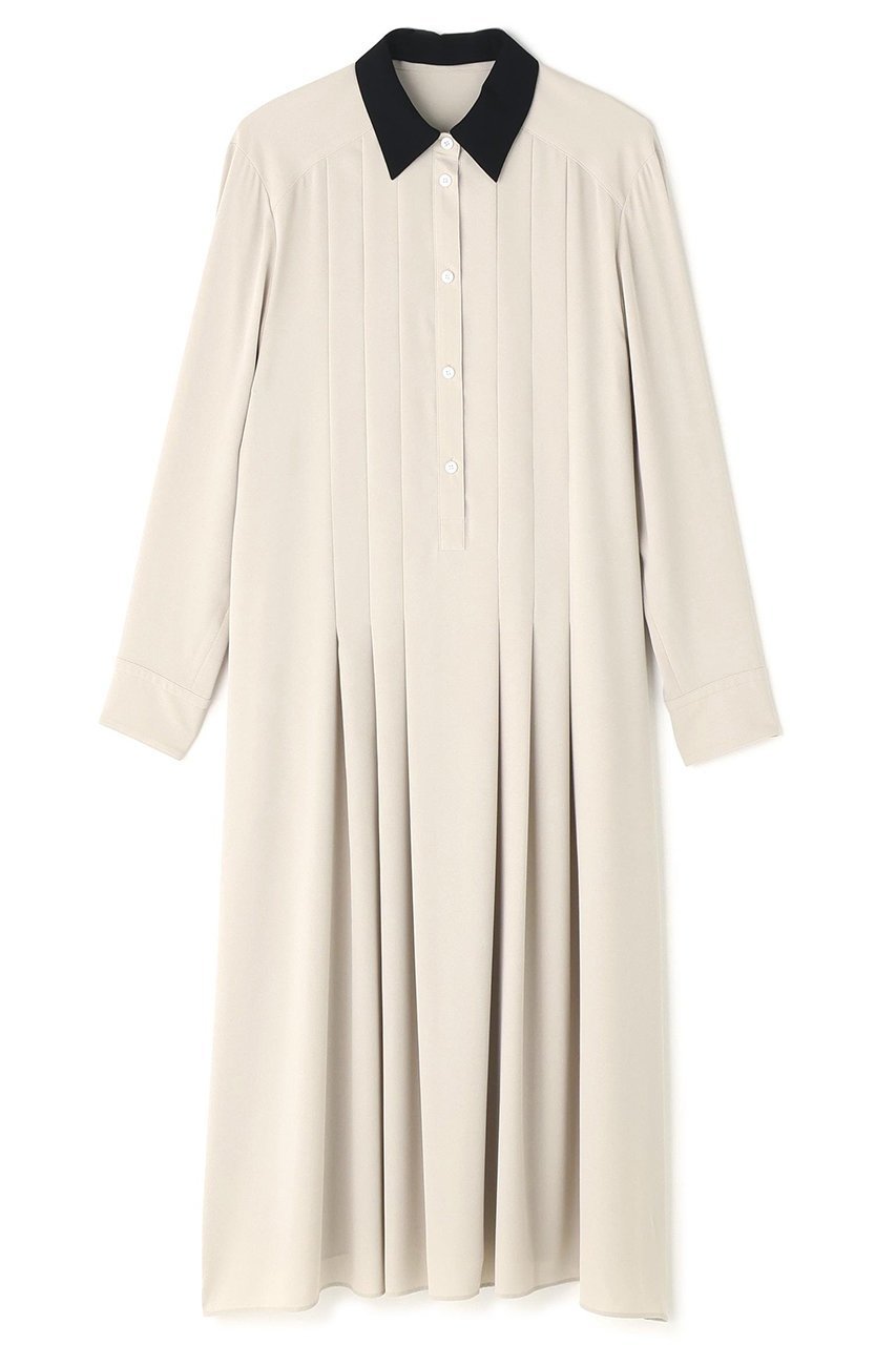 【アドーア/ADORE】のライトジョーゼットワンピース インテリア・キッズ・メンズ・レディースファッション・服の通販 founy(ファニー) 　ファッション　Fashion　レディースファッション　Fashion for Women　ワンピース　Dresses　チュニック　Tunic Tops & Dresses　クラシカル　Classical, Vintage-Inspired　ジョーゼット　Georgette, Semi-Sheer Fabric　チュニック　Tunic, Long Top　フレア　Flare, Flared　フロント　Front, Front Design　ロング　Long, Long-Length　エレガント 上品　Elegant　ベージュ|ID: prp329100004789312 ipo3291000000035248842