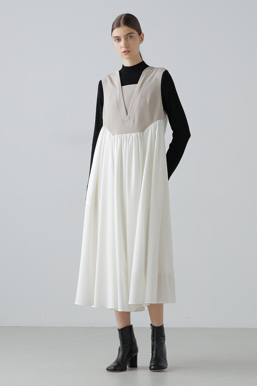 【アドーア/ADORE】のソフトキュプラワンピース 人気、トレンドファッション・服の通販 founy(ファニー) 　ファッション　Fashion　レディースファッション　Fashion for Women　ワンピース　Dresses　チュニック　Tunic Tops & Dresses　キュプラ　Cupro, Eco Fabric　チュニック　Tunic, Long Top　ロング　Long, Long-Length　春　Spring　other-2|ID: prp329100004789313 ipo3291000000035850473