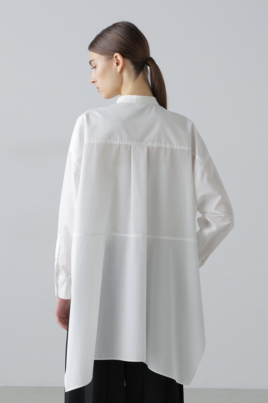 【アドーア/ADORE】のレーシーヘムブラウス 人気、トレンドファッション・服の通販 founy(ファニー) 　ファッション　Fashion　レディースファッション　Fashion for Women　トップス・カットソー　Cut & Sew Tops　シャツ・ブラウス・オフィスカジュアル　Elegant Blouses & Button-Ups　ケミカル　Chemical, Chemical Wash　シンプル　Simple, Minimal　スリーブ　Sleeve, Long Sleeve / Short Sleeve　タイプライター　Typewriter Fabric, Crisp Cotton　ボトム　Bottoms, Lower Wear　レース　Lace, Lace Fabric　ロング　Long, Long-Length　エレガント 上品　Elegant　other-4|ID: prp329100004789318 ipo3291000000034755042