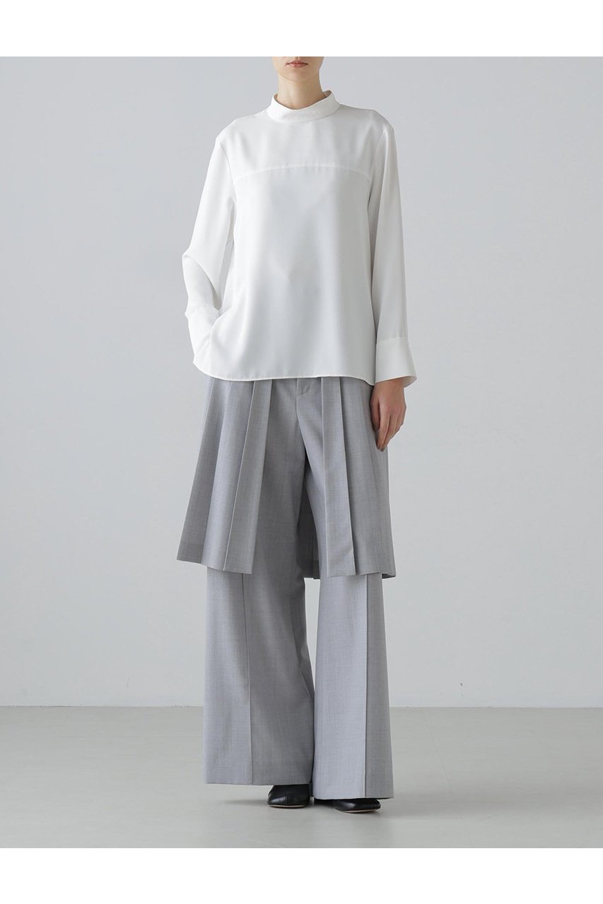 【アドーア/ADORE】のクリアジョーゼットブラウス 人気、トレンドファッション・服の通販 founy(ファニー) 　ファッション　Fashion　レディースファッション　Fashion for Women　トップス・カットソー　Cut & Sew Tops　シャツ・ブラウス・オフィスカジュアル　Elegant Blouses & Button-Ups　インナー　Innerwear　シンプル　Simple, Minimal　ジョーゼット　Georgette, Semi-Sheer Fabric　スリーブ　Sleeve, Long Sleeve / Short Sleeve　ドレープ　Drape, Draping Fabric　ロング　Long, Long-Length　other-2|ID: prp329100004789319 ipo3291000000034755050