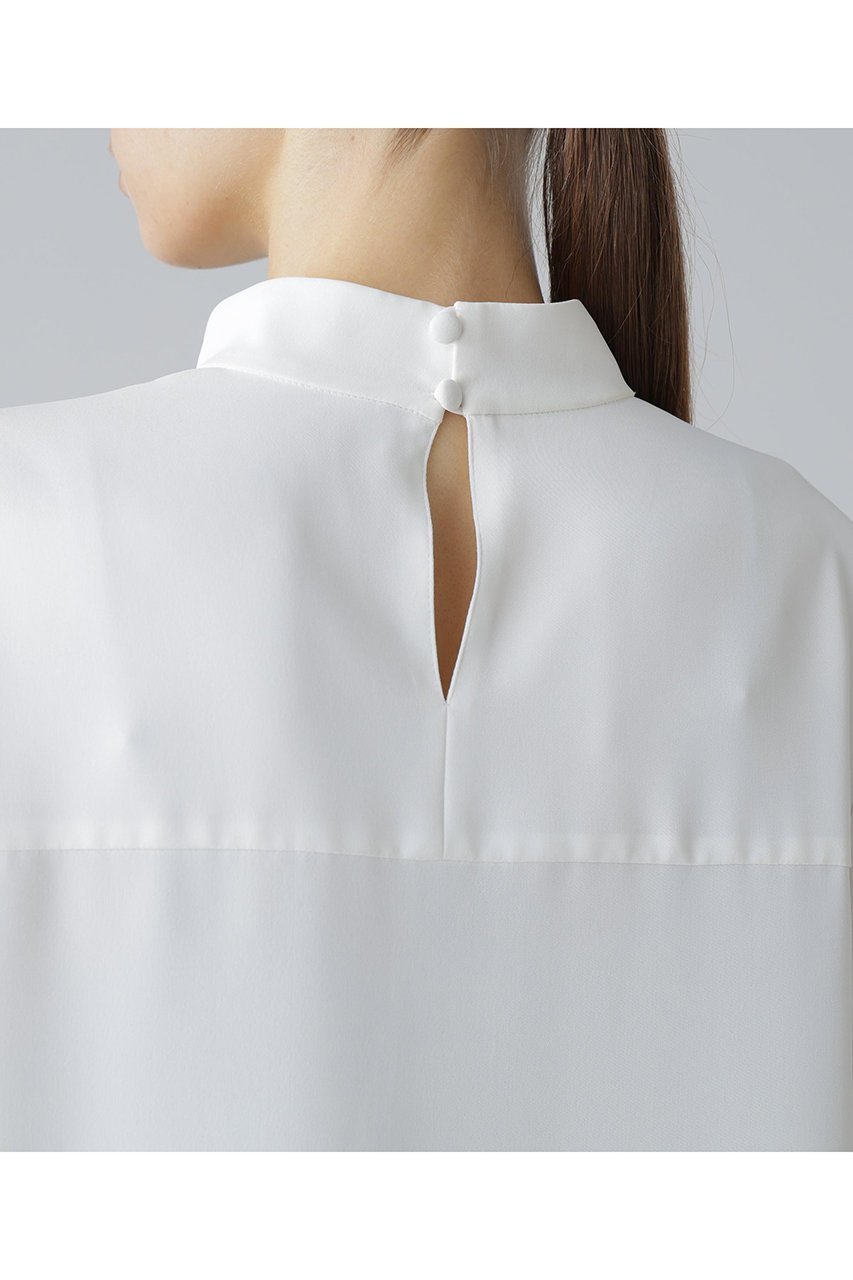 【アドーア/ADORE】のクリアジョーゼットブラウス 人気、トレンドファッション・服の通販 founy(ファニー) 　ファッション　Fashion　レディースファッション　Fashion for Women　トップス・カットソー　Cut & Sew Tops　シャツ・ブラウス・オフィスカジュアル　Elegant Blouses & Button-Ups　インナー　Innerwear　シンプル　Simple, Minimal　ジョーゼット　Georgette, Semi-Sheer Fabric　スリーブ　Sleeve, Long Sleeve / Short Sleeve　ドレープ　Drape, Draping Fabric　ロング　Long, Long-Length　other-8|ID: prp329100004789319 ipo3291000000034755056