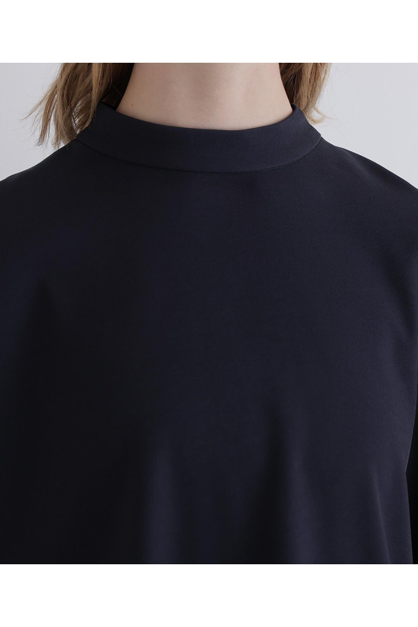 【ル フィル/LE PHIL】の2WAYツイルロングスリーブブラウス 人気、トレンドファッション・服の通販 founy(ファニー) 　ファッション　Fashion　レディースファッション　Fashion for Women　トップス・カットソー　Cut & Sew Tops　シャツ・ブラウス・オフィスカジュアル　Elegant Blouses & Button-Ups　シンプル　Simple, Minimal　スタンド　Stand Collar, Upright Stand　ストレッチ　Stretch, Stretchy Fabric　スリーブ　Sleeve, Long Sleeve / Short Sleeve　ツイル　Twist, Twisted Detail　ドレープ　Drape, Draping Fabric　ロング　Long, Long-Length　エレガント 上品　Elegant　長袖　Long Sleeve, Full Sleeve　other-7|ID: prp329100004789321 ipo3291000000035974548