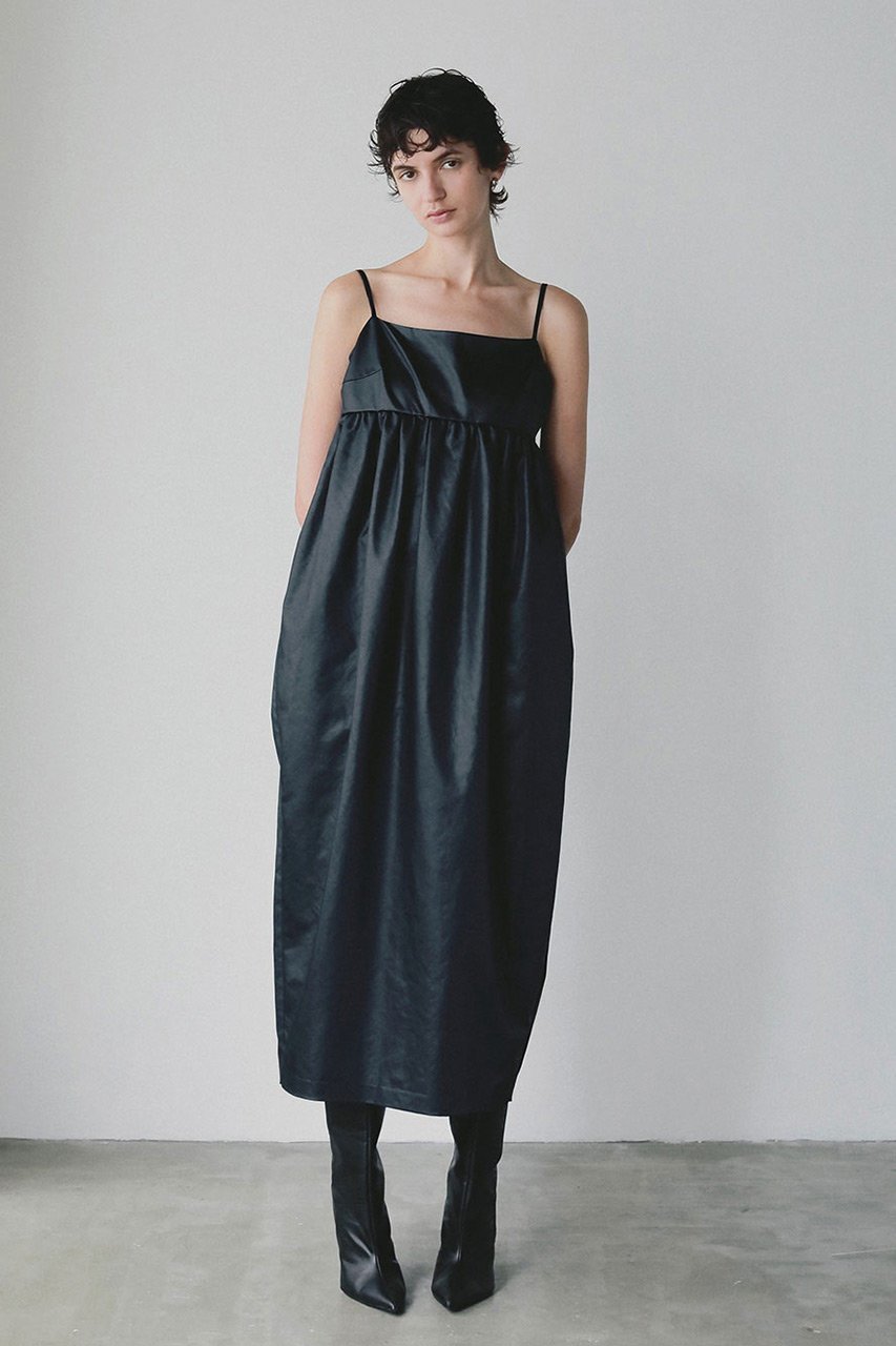 【ハー/HER.】のコクーンワンピース 人気、トレンドファッション・服の通販 founy(ファニー) 　ファッション　Fashion　レディースファッション　Fashion for Women　ワンピース　Dresses　チュニック　Tunic Tops & Dresses　サテン　Satin, Glossy Fabric　チュニック　Tunic, Long Top　ロング　Long, Long-Length　新作・新入荷　New Arrivals / New In　other-2|ID: prp329100004789329 ipo3291000000034755156