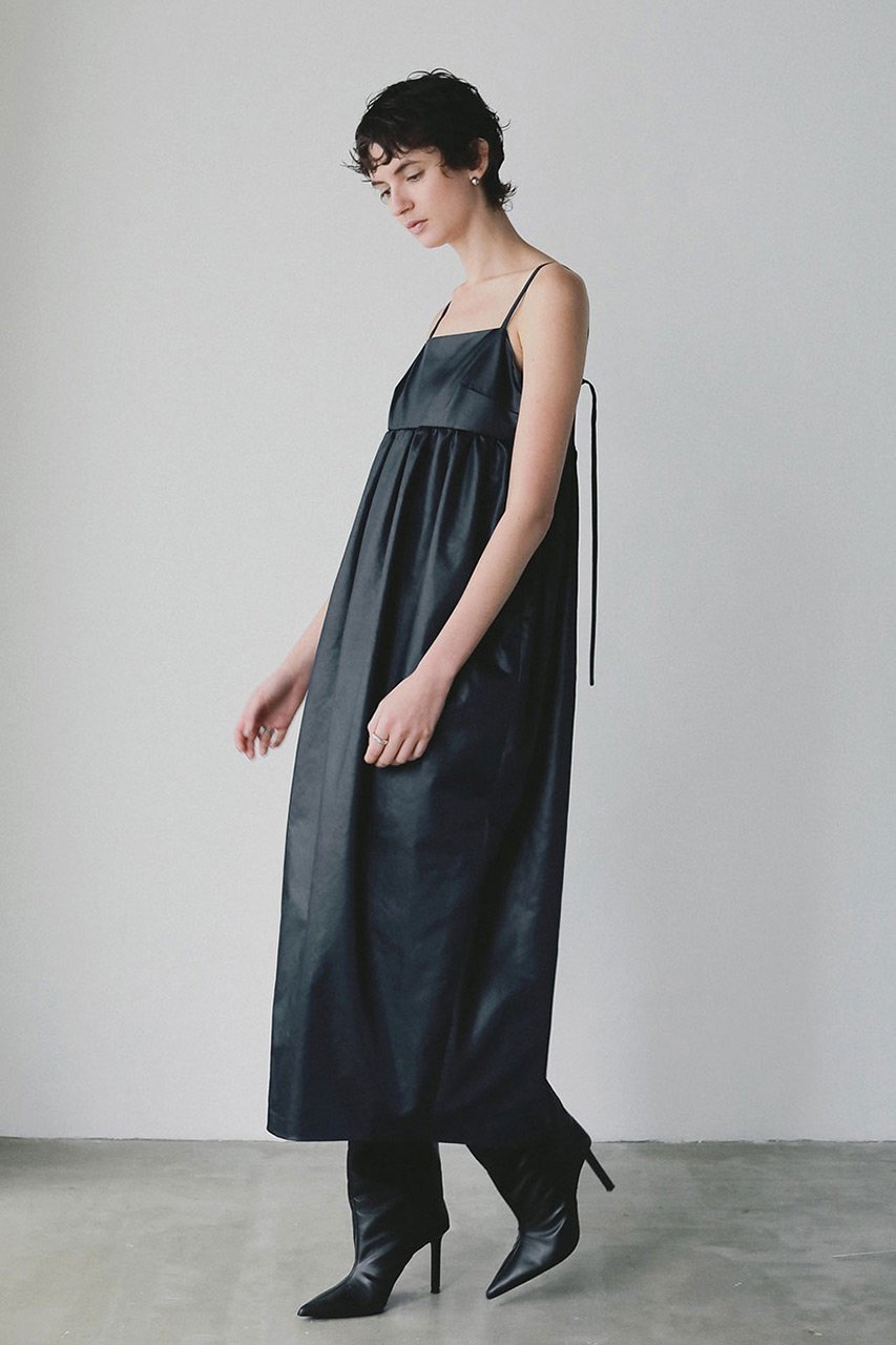 【ハー/HER.】のコクーンワンピース 人気、トレンドファッション・服の通販 founy(ファニー) 　ファッション　Fashion　レディースファッション　Fashion for Women　ワンピース　Dresses　チュニック　Tunic Tops & Dresses　サテン　Satin, Glossy Fabric　チュニック　Tunic, Long Top　ロング　Long, Long-Length　新作・新入荷　New Arrivals / New In　other-3|ID: prp329100004789329 ipo3291000000034755158