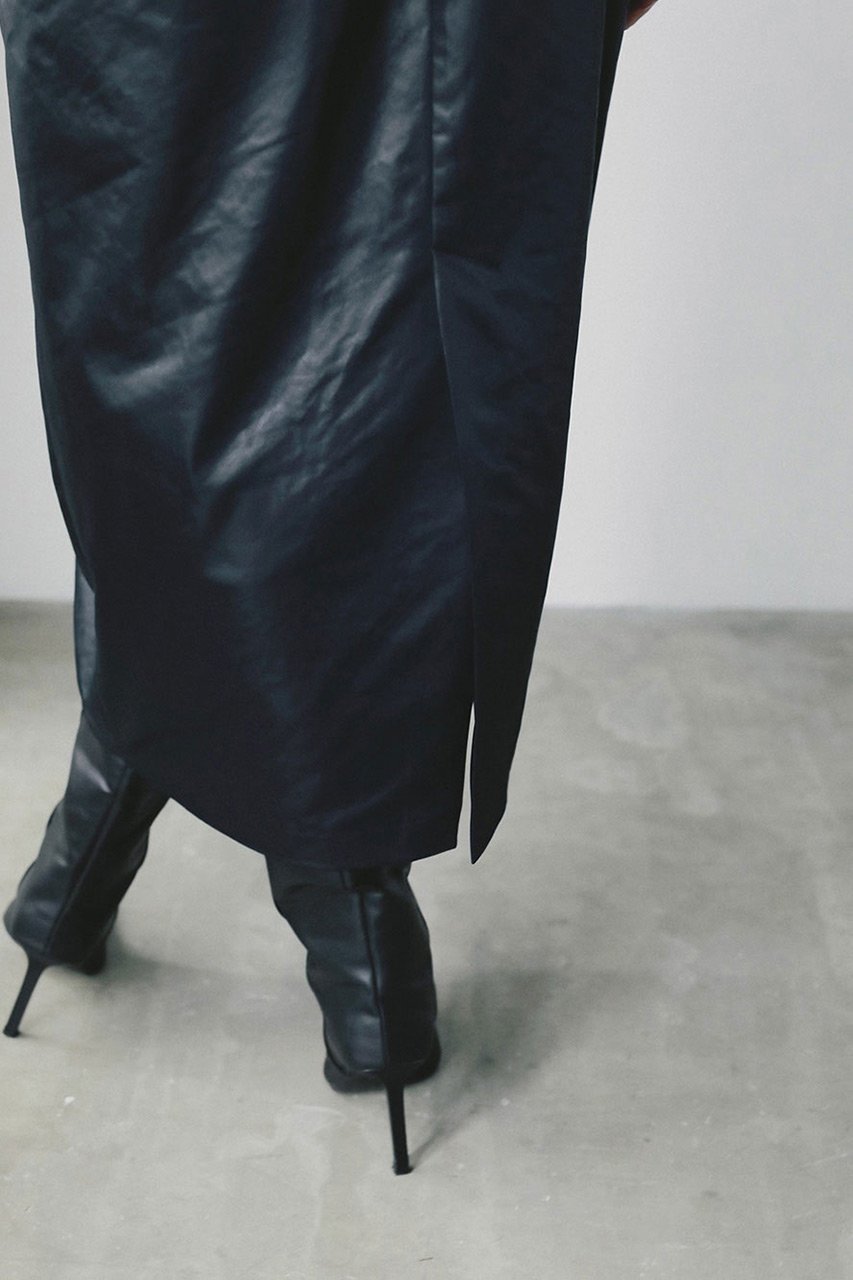 【ハー/HER.】のコクーンワンピース 人気、トレンドファッション・服の通販 founy(ファニー) 　ファッション　Fashion　レディースファッション　Fashion for Women　ワンピース　Dresses　チュニック　Tunic Tops & Dresses　サテン　Satin, Glossy Fabric　チュニック　Tunic, Long Top　ロング　Long, Long-Length　新作・新入荷　New Arrivals / New In　other-5|ID: prp329100004789329 ipo3291000000034755162