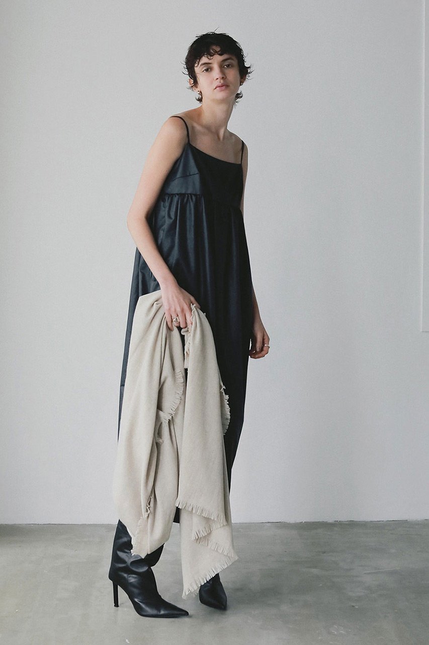 【ハー/HER.】のコクーンワンピース 人気、トレンドファッション・服の通販 founy(ファニー) 　ファッション　Fashion　レディースファッション　Fashion for Women　ワンピース　Dresses　チュニック　Tunic Tops & Dresses　サテン　Satin, Glossy Fabric　チュニック　Tunic, Long Top　ロング　Long, Long-Length　新作・新入荷　New Arrivals / New In　other-6|ID: prp329100004789329 ipo3291000000034755163