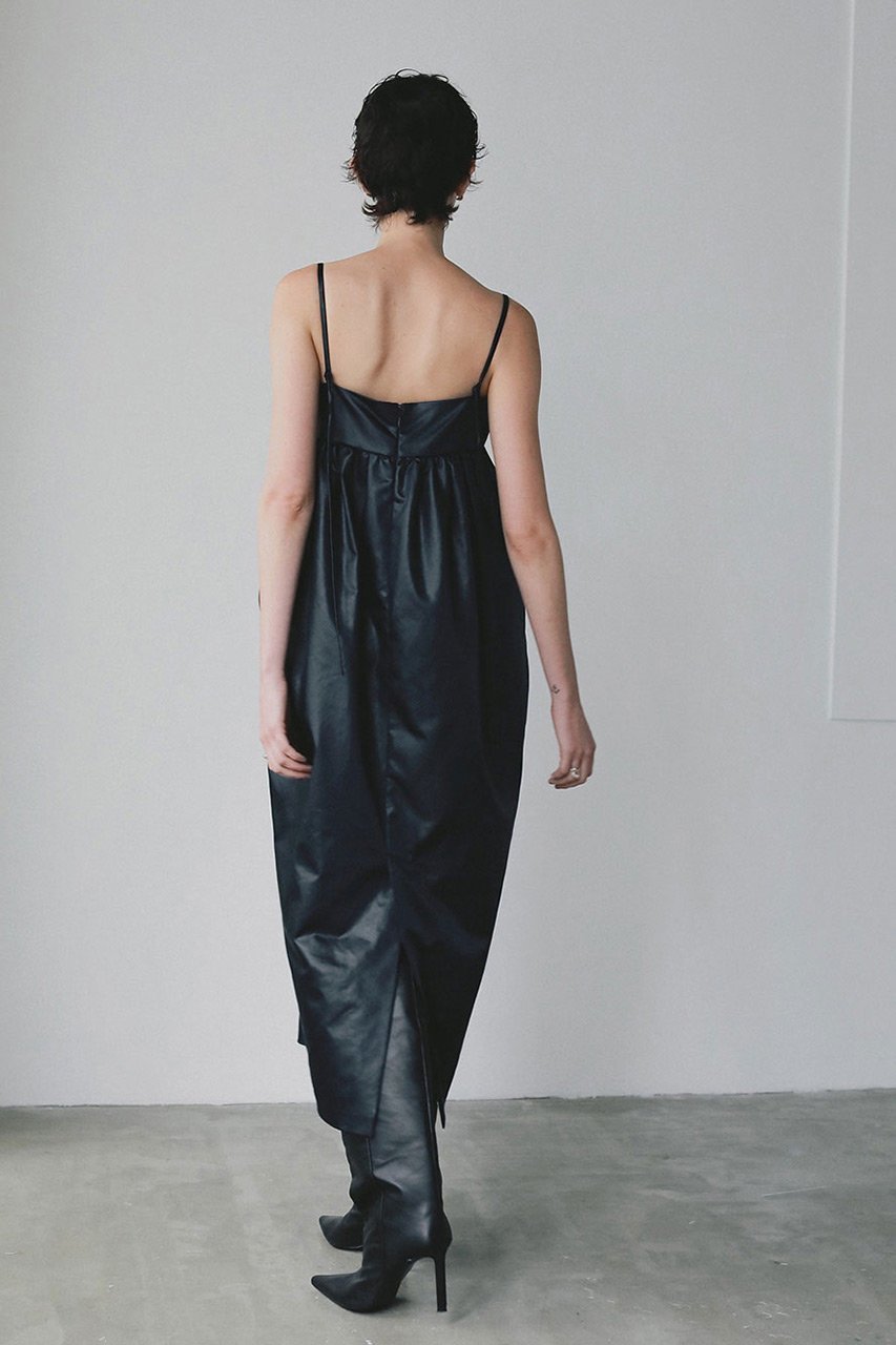 【ハー/HER.】のコクーンワンピース 人気、トレンドファッション・服の通販 founy(ファニー) 　ファッション　Fashion　レディースファッション　Fashion for Women　ワンピース　Dresses　チュニック　Tunic Tops & Dresses　サテン　Satin, Glossy Fabric　チュニック　Tunic, Long Top　ロング　Long, Long-Length　再入荷　Restock / Back in Stock　other-8|ID: prp329100004789329 ipo3291000000036068652