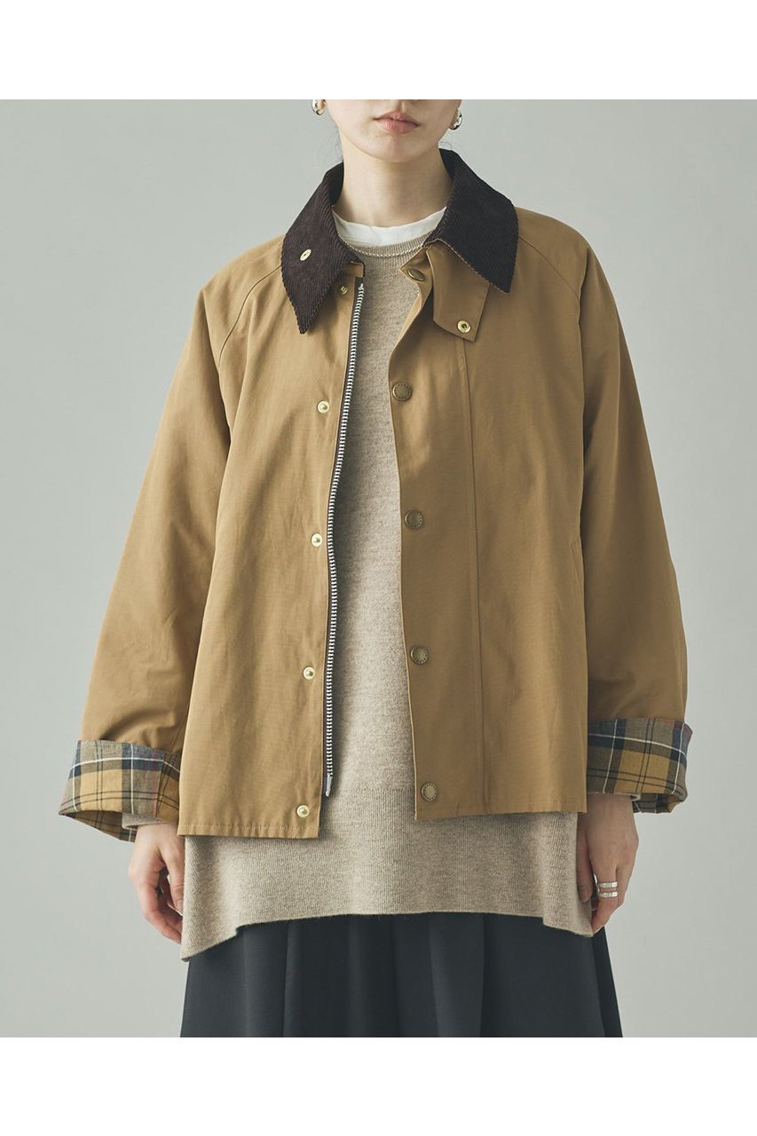 【カレンソロジー/Curensology】の〈Barbour〉Curensology Exclusive Jacket インテリア・キッズ・メンズ・レディースファッション・服の通販 founy(ファニー) 　ファッション　Fashion　レディースファッション　Fashion for Women　アウター　Coat / Outerwear Collection　レディースジャケット・軽アウター　Jackets　アウトドア　Outdoor Clothing　アクセサリー　Fashion Accessories　インナー　Innerwear　ヴィンテージ　Vintage Style　春　Spring　ショート　Short, Short Length　シルバー　Silver, Metallic Silver　ジャケット　Jacket, Outerwear　スタンダード　Standard, Basic　スペシャル　Special, Limited Edition　定番　Standard, Basic Item　人気　Popular, Best Seller　ピーチ　Peach, Soft Touch　フィット　Fit, Slim Fit　別注　Limited Edition, Custom Order　ミックス　Mix, Mixed Style　ロング　Long, Long-Length　ロールアップ　Roll-Up, Cuffed Hem　ワイド　Wide, Wide Fit　A/W・秋冬　Autumn/Winter　エレガント 上品　Elegant　新作・新入荷　New Arrivals / New In　ベージュ|ID: prp329100004789331 ipo3291000000034755167