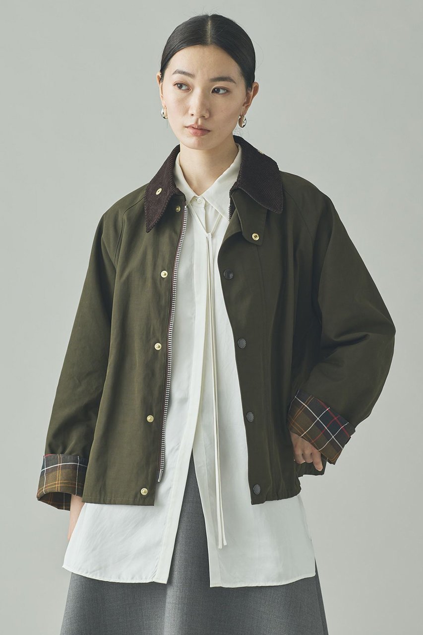【カレンソロジー/Curensology】の〈Barbour〉Curensology Exclusive Jacket 人気、トレンドファッション・服の通販 founy(ファニー) 　ファッション　Fashion　レディースファッション　Fashion for Women　アウター　Coat / Outerwear Collection　レディースジャケット・軽アウター　Jackets　アウトドア　Outdoor Clothing　アクセサリー　Fashion Accessories　インナー　Innerwear　ヴィンテージ　Vintage Style　春　Spring　ショート　Short, Short Length　シルバー　Silver, Metallic Silver　ジャケット　Jacket, Outerwear　スタンダード　Standard, Basic　スペシャル　Special, Limited Edition　定番　Standard, Basic Item　人気　Popular, Best Seller　ピーチ　Peach, Soft Touch　フィット　Fit, Slim Fit　別注　Limited Edition, Custom Order　ミックス　Mix, Mixed Style　ロング　Long, Long-Length　ロールアップ　Roll-Up, Cuffed Hem　ワイド　Wide, Wide Fit　A/W・秋冬　Autumn/Winter　エレガント 上品　Elegant　新作・新入荷　New Arrivals / New In　other-2|ID: prp329100004789331 ipo3291000000034755171